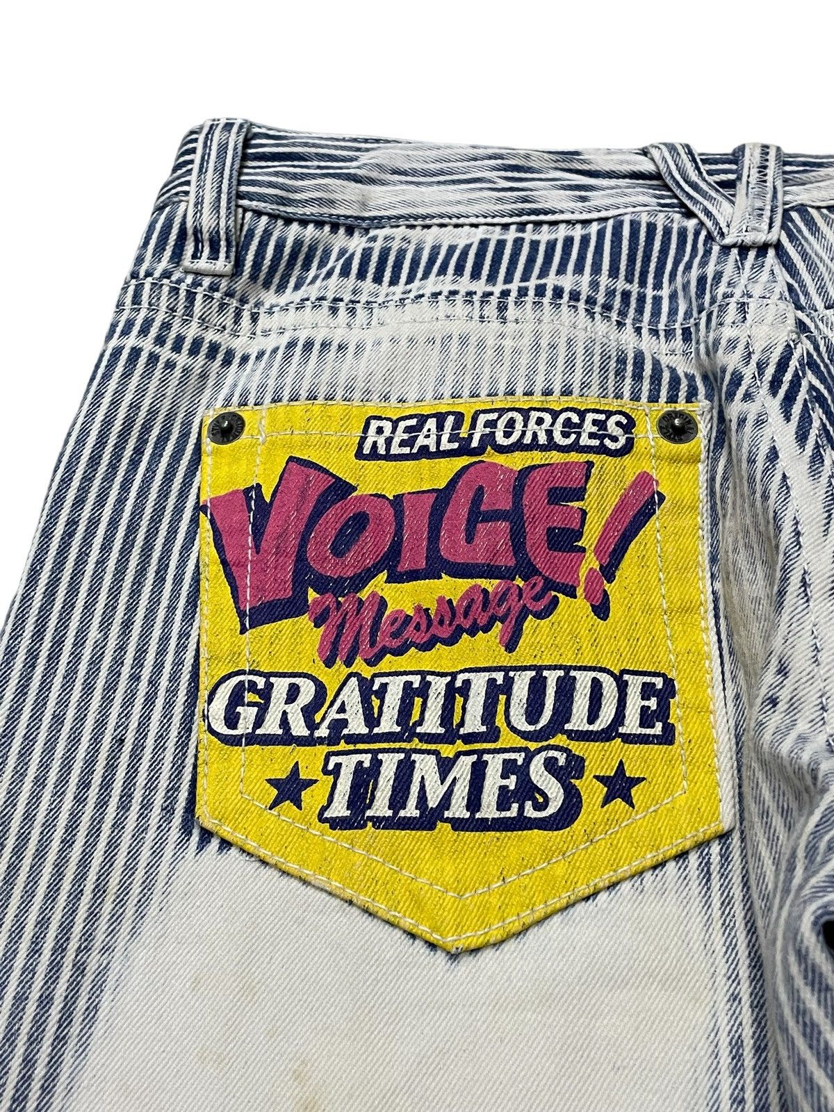 Hysteric Glamour × Japanese Brand The Vintage Standard Japan Hickory Distressed Laser Jeans Size US 30 / EU 46 - 15 Thumbnail