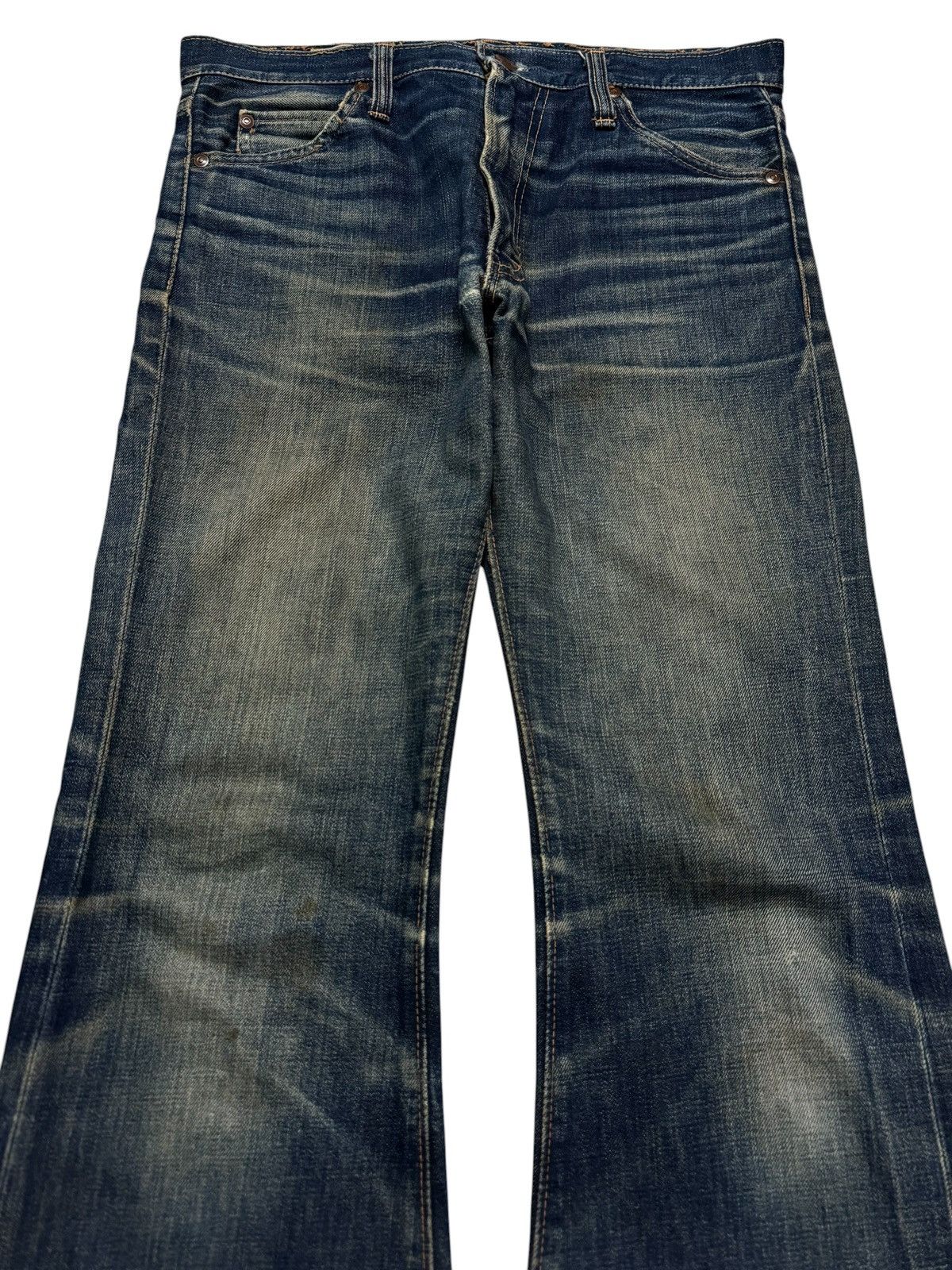 If Six Was Nine TRUE 70s-80s BOBSON WHISKER BELL BOTTOM BOOTCUT RUSTY MUD Size US 32 / EU 48 - 3 Thumbnail