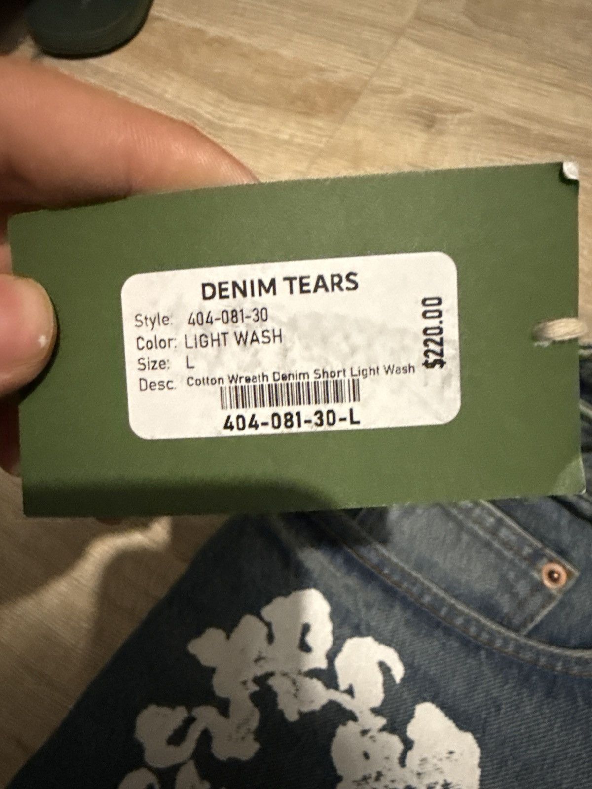 DENIM TEARS Denim Tears Short Denim Light Washed Size US 34 / EU 50 - 2 Thumbnail