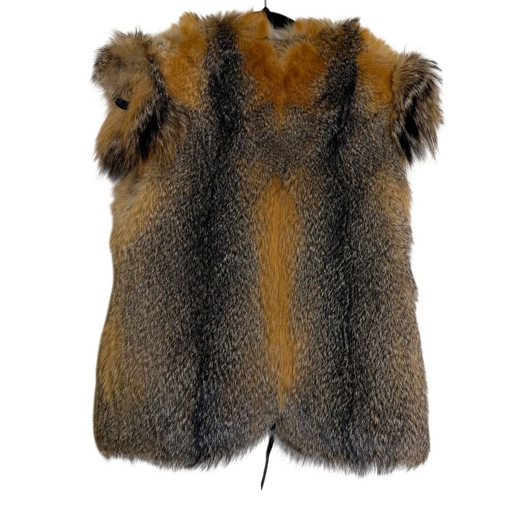 Other I.Magnin Vintage Fox Fur Vest Size S / US 4 / IT 40 - 2 Thumbnail