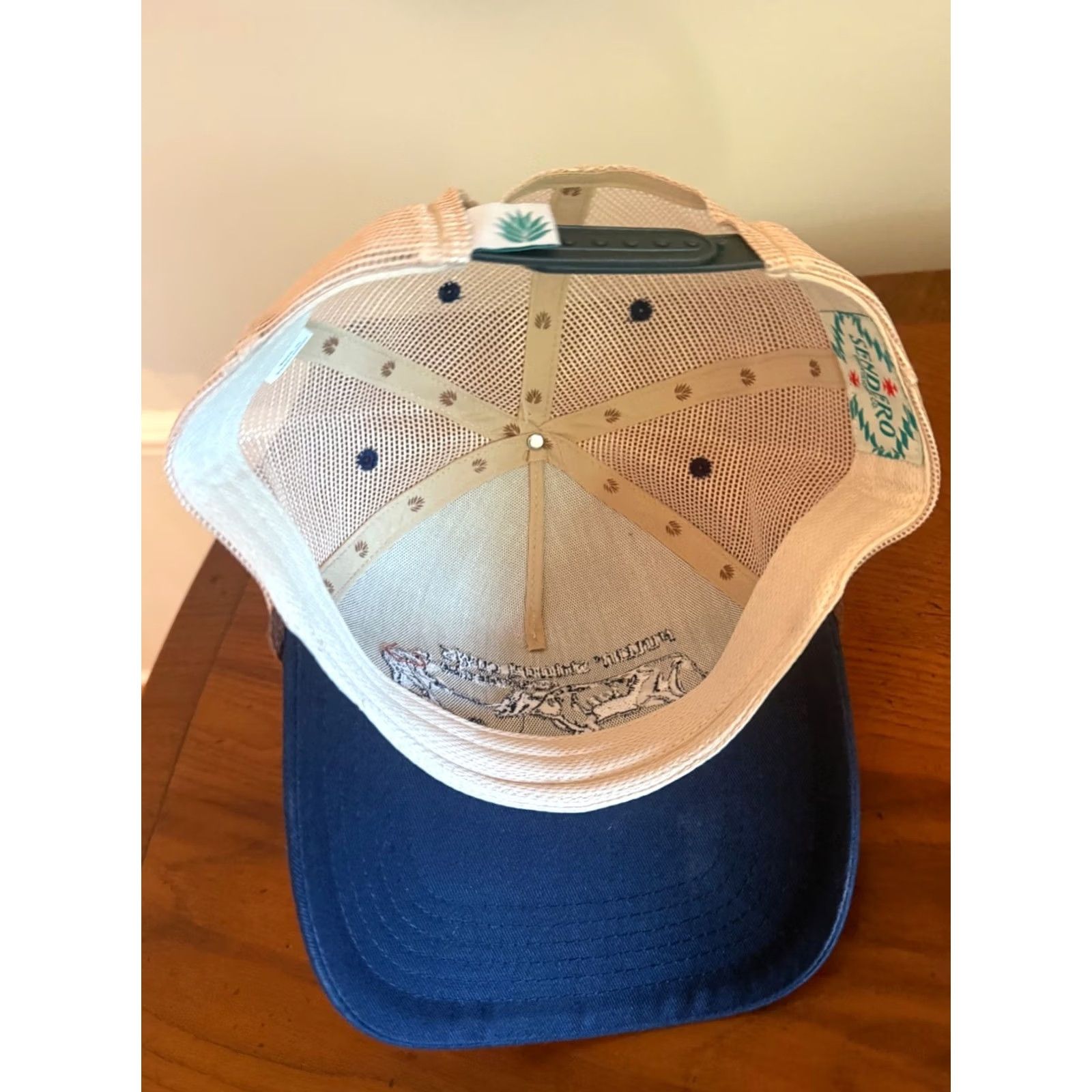 Vintage Sendero Provisions Co. Pullin Skinny Cows Adjustable Snapback Hat Brown Blue Size ONE SIZE - 4 Thumbnail