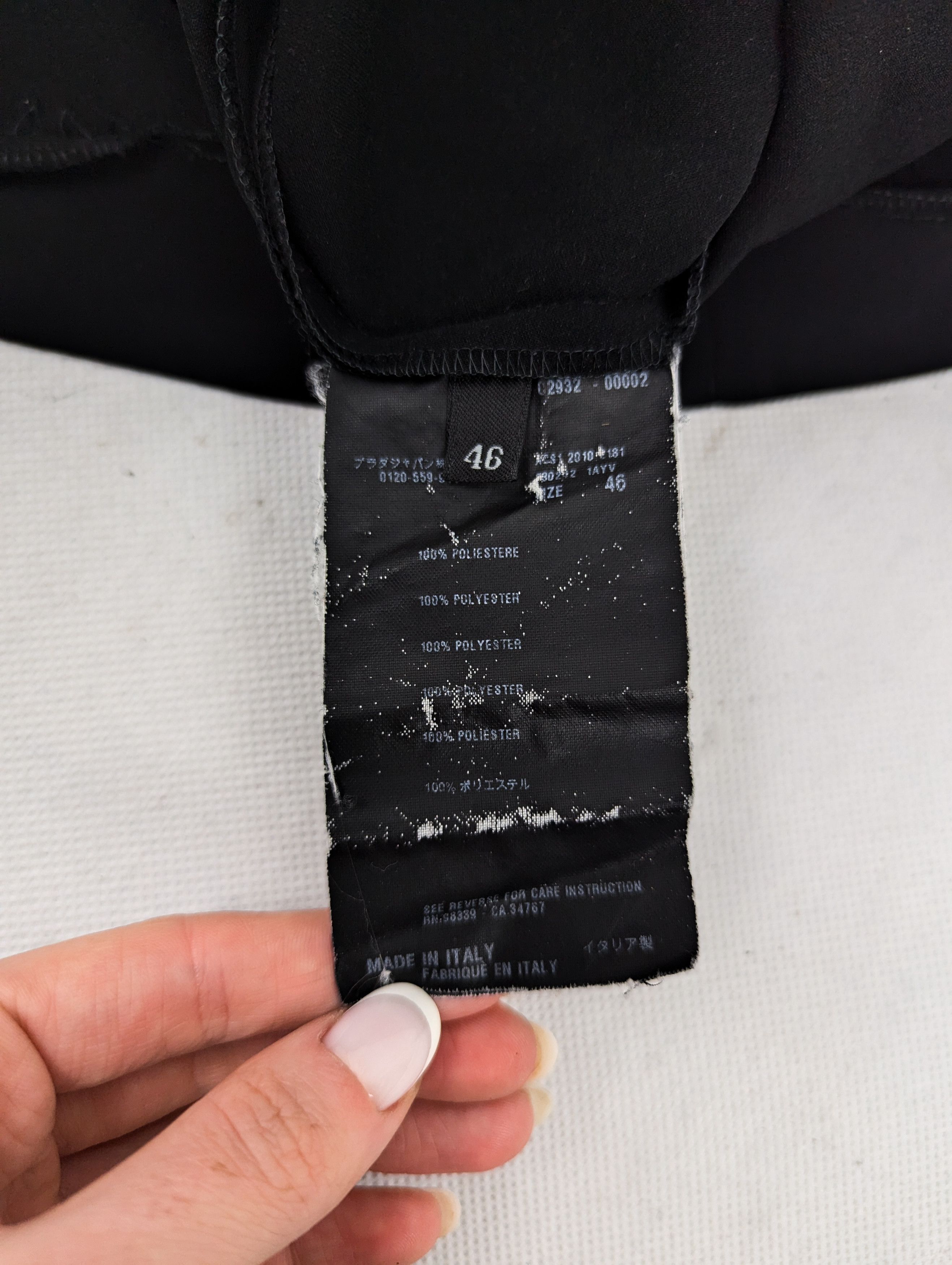 Prada Prada black dress Size L / US 10 / IT 46 - 7 Thumbnail