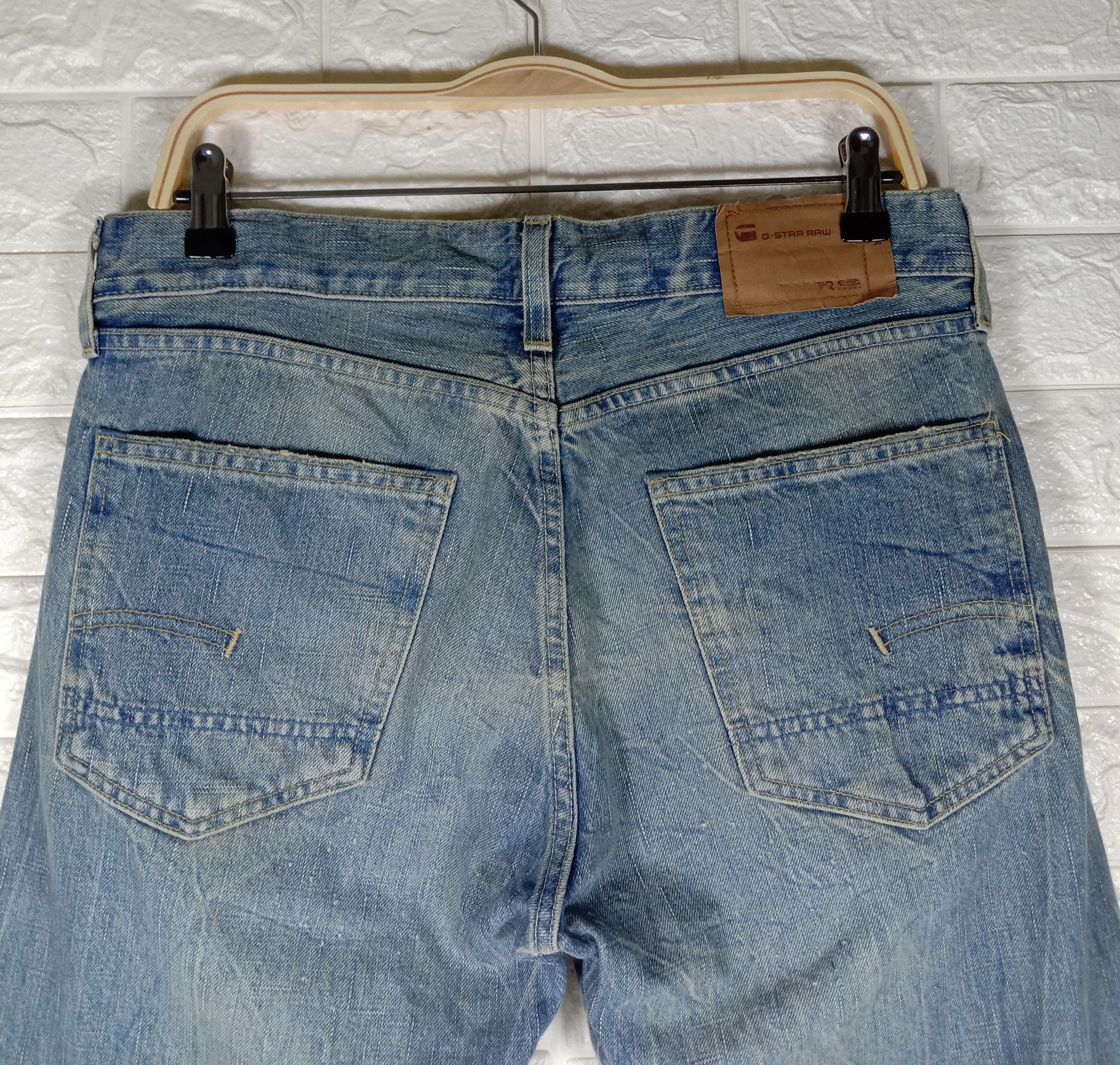 G-Star Vintage G Star Raw Faded Blue Flare Jeans Bell Bottom Denim Size US 32 / EU 48 - 6 Thumbnail