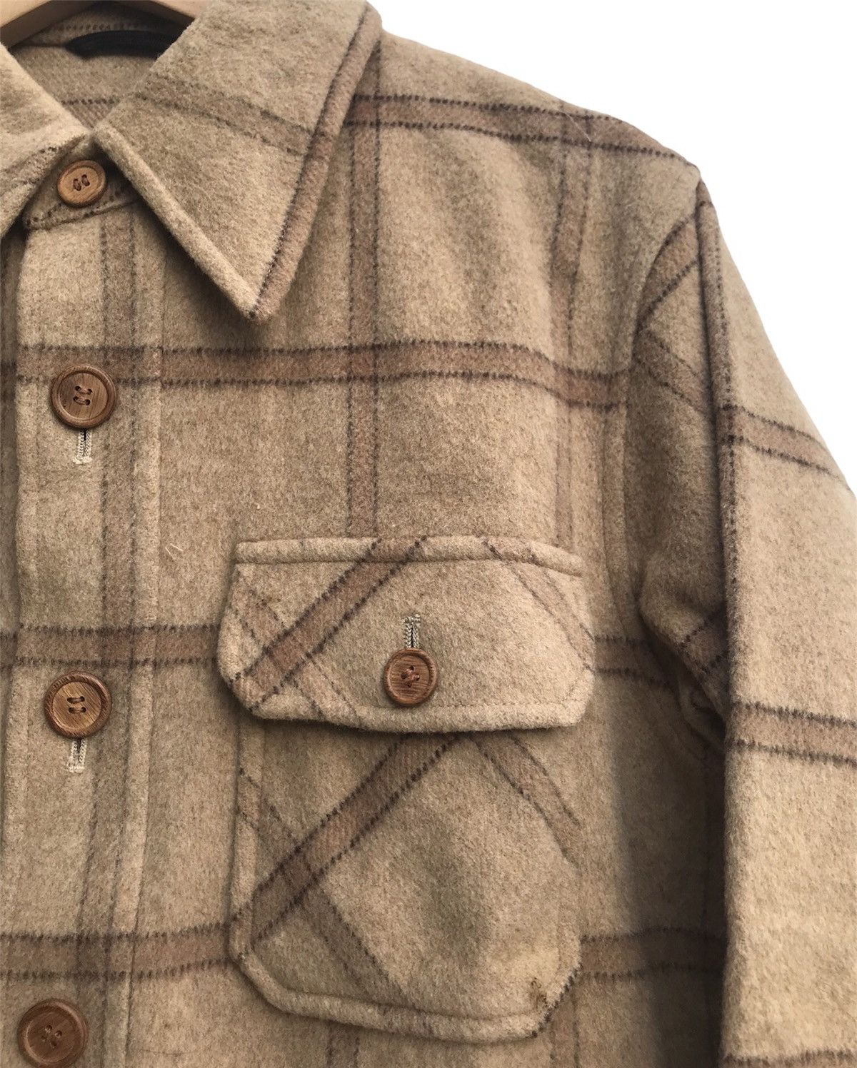 Flannel × Japanese Brand × Vintage Vintage 90s Tartan Flannel Shirt Jacket Size US M / EU 48-50 / 2 - 4 Thumbnail