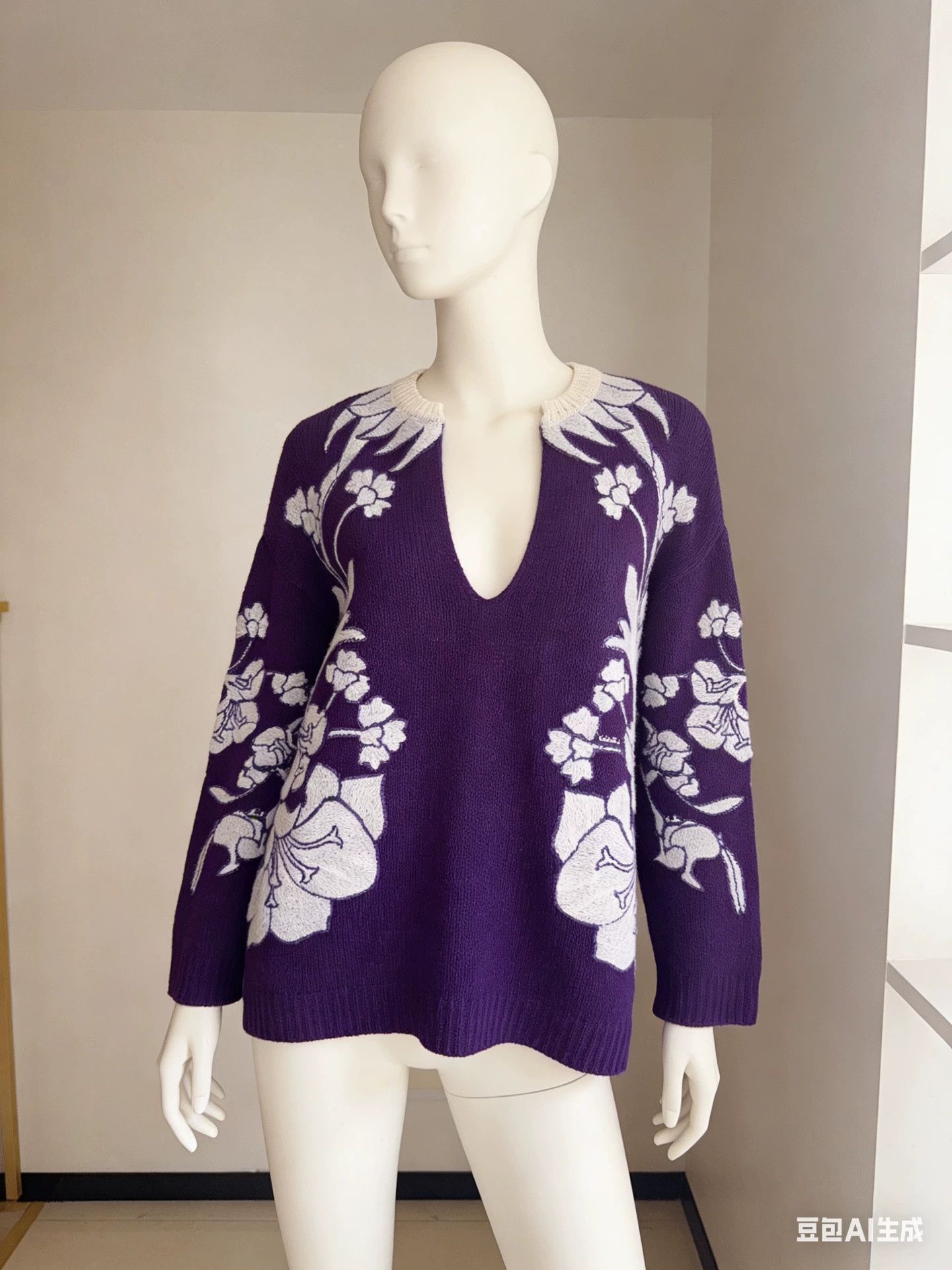 Valentino Valentino Embroidered Runway Sweater S 98 New Size S / US 4 / IT 40 - 8 Thumbnail