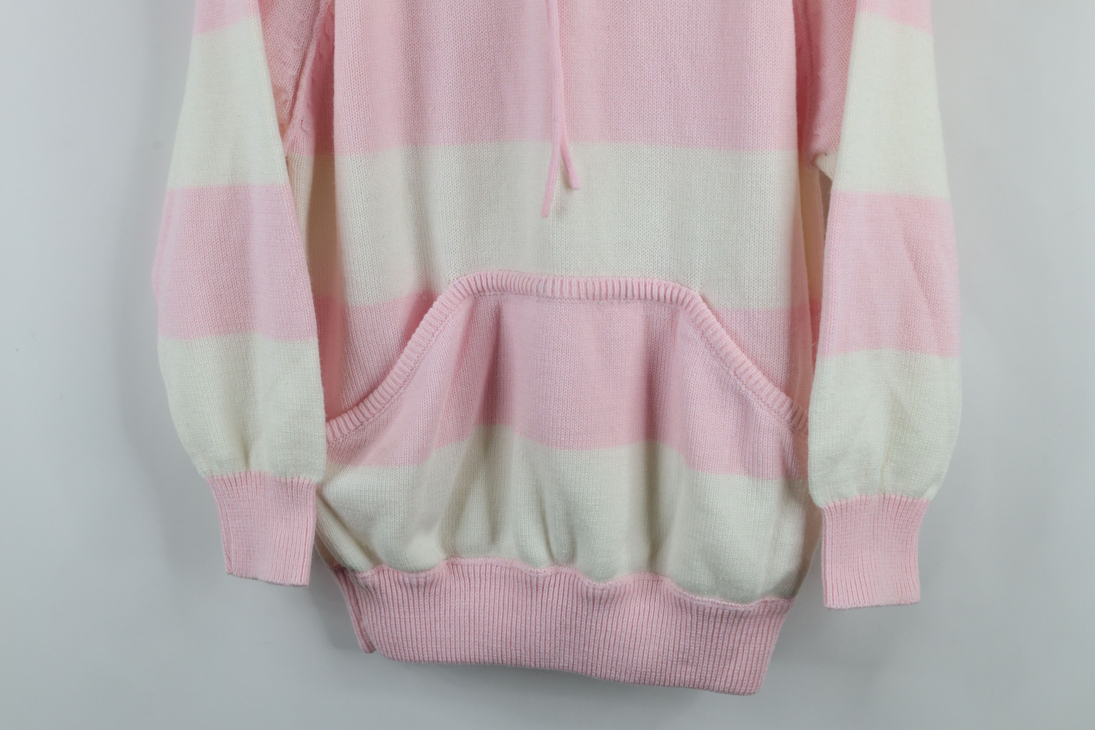 Vintage Vintage 90s Streetwear Block Knit After Hood Hoodie Sweater Size S / US 4 / IT 40 - 3 Thumbnail