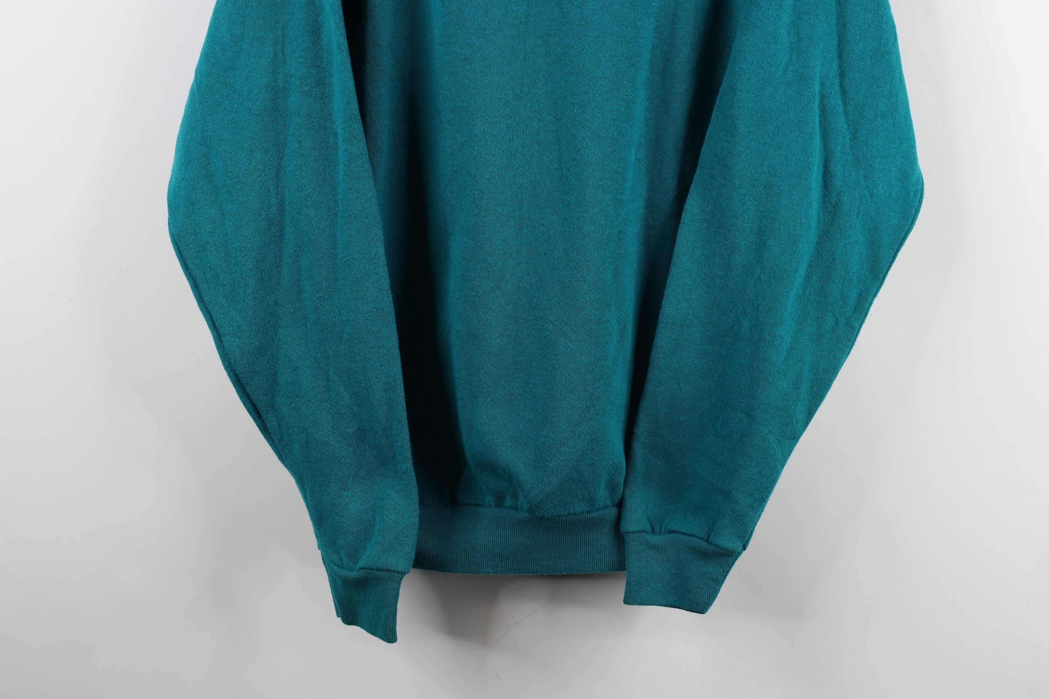 Vintage Vintage 80s 90s Streetwear Crewneck Sweatshirt Teal USA Size US M / EU 48-50 / 2 - 3 Thumbnail