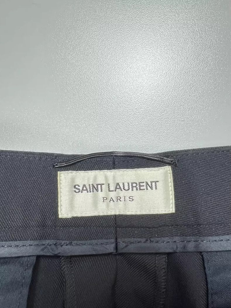 Saint Laurent Paris Saint Laurent size US 52 16 FW wool svelte trousers 2504-N Size US 36 / EU 52 - 3 Thumbnail