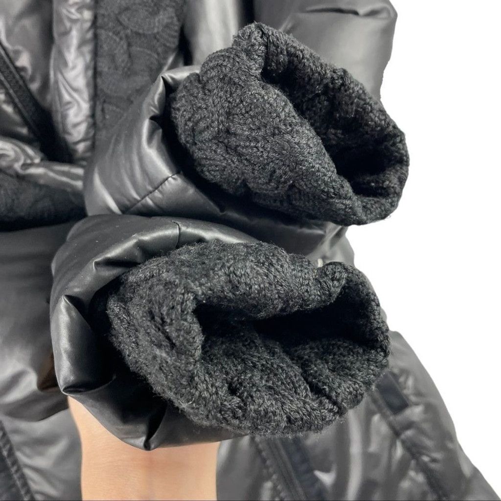 Aritzia × Mackage MACKAGE x Aritzia Brigid Cable Knit Collar Down Puffer XXS Size XXS / US 00 / IT 34 - 9 Thumbnail