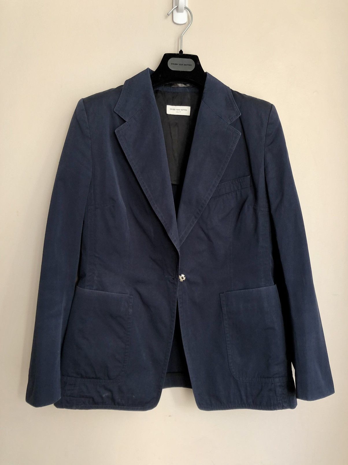 Dries Van Noten Dries Van Noten Vintage Single Snap Button Blazer Size S / US 4 / IT 40 - 13 Thumbnail