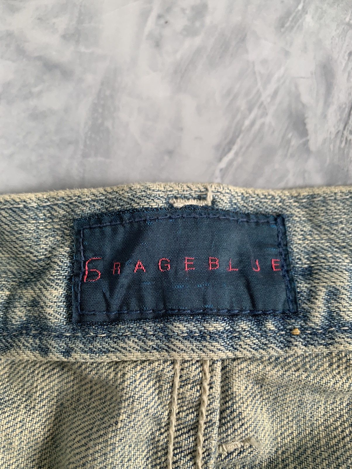 Japanese Brand Rageblue Patches Denim Pants Size US 33 - 20 Thumbnail