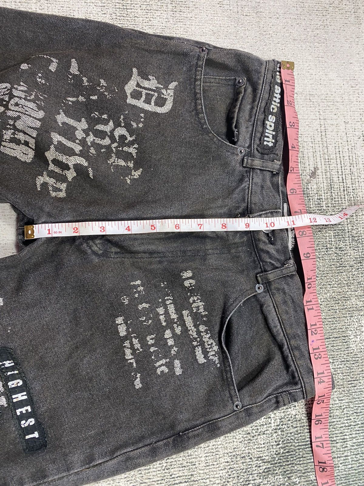 Seditionaries RARE🔥Distressed Japanese Brand In The Attic Size US 29 - 12 Thumbnail