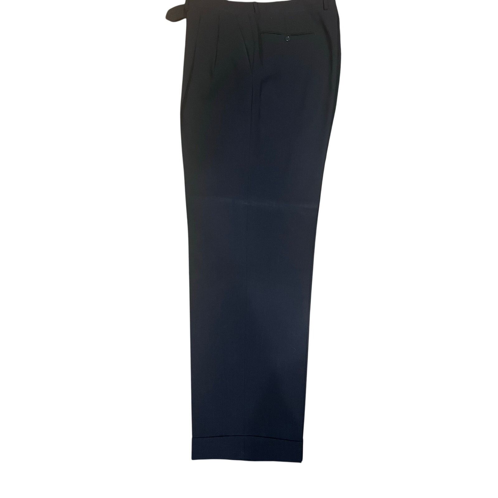 Canali Canali Suit 44R 38x32 Black Wool Italy Designer Mens 2 Piece Size 44R - 8 Thumbnail