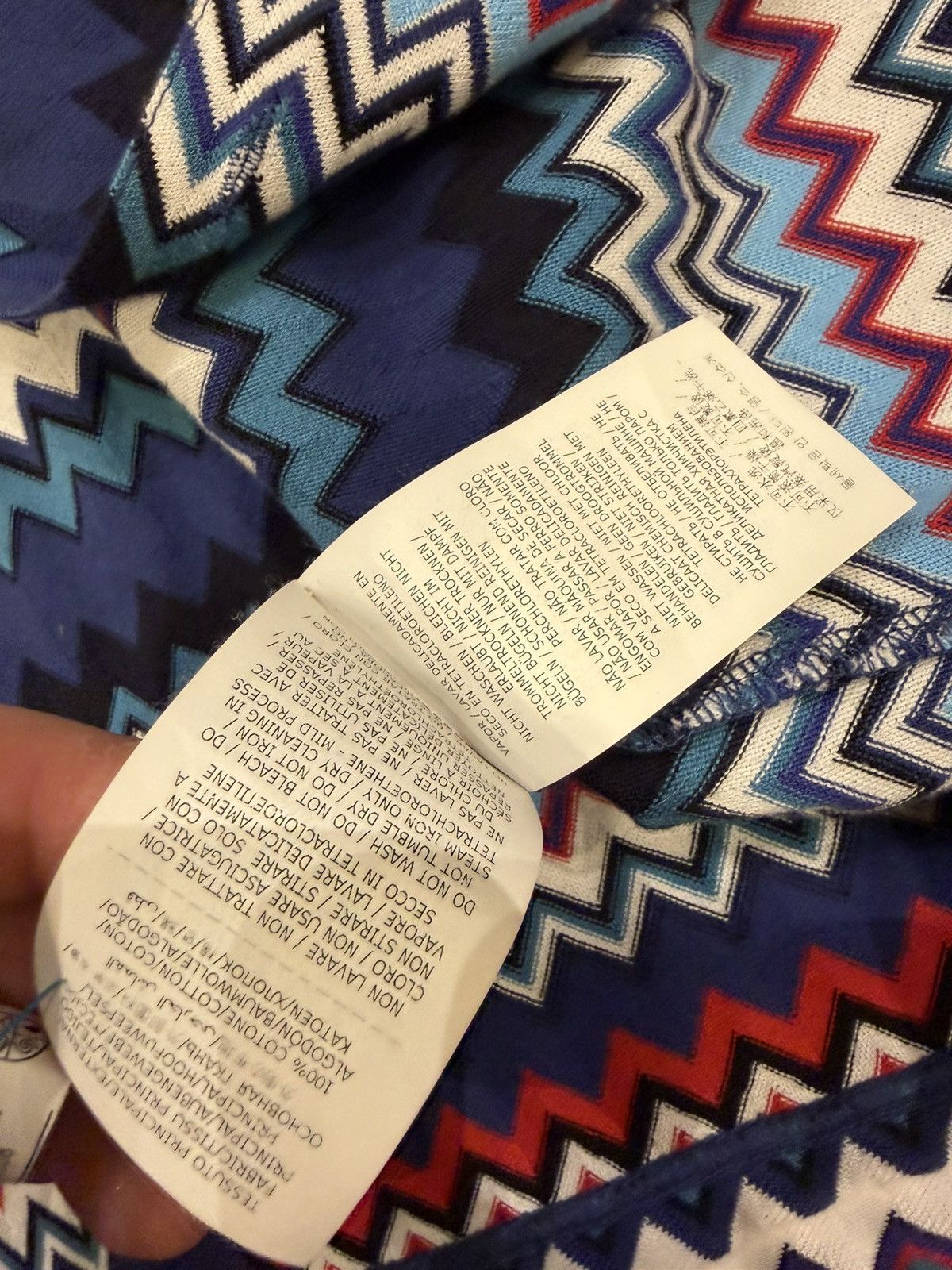 Missoni Missoni Zig Zag Polo Size US XXL / EU 58 / 5 - 5 Thumbnail
