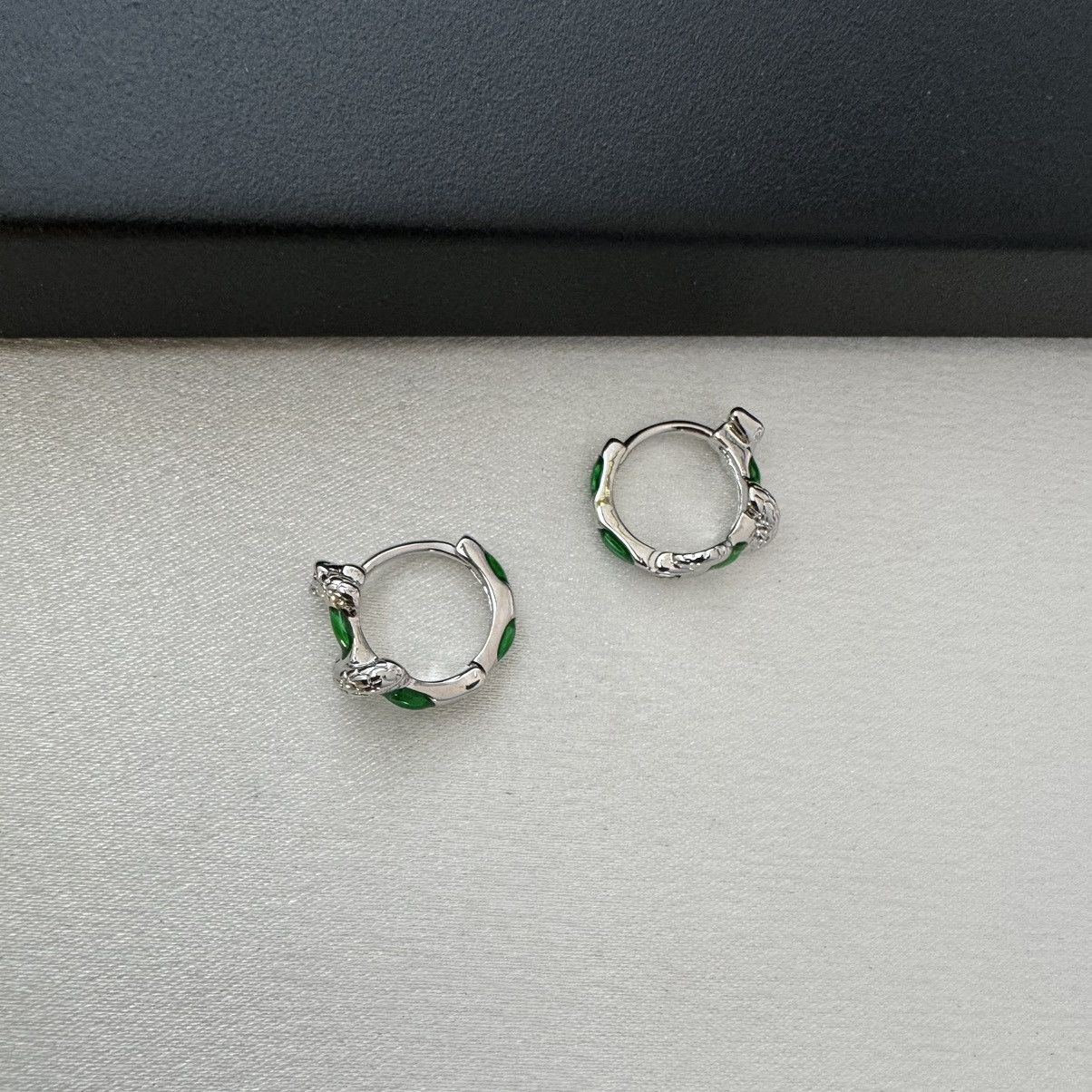 Other 14mm Small Snake Hoop Earrings for Men Women Size ONE SIZE - 2 Thumbnail