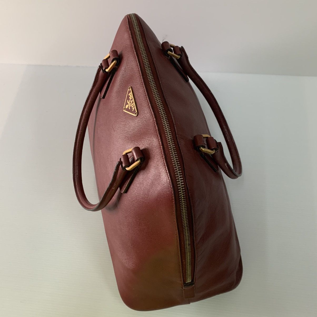 Prada Prada Alma Leather Handbag Size ONE SIZE - 13 Thumbnail