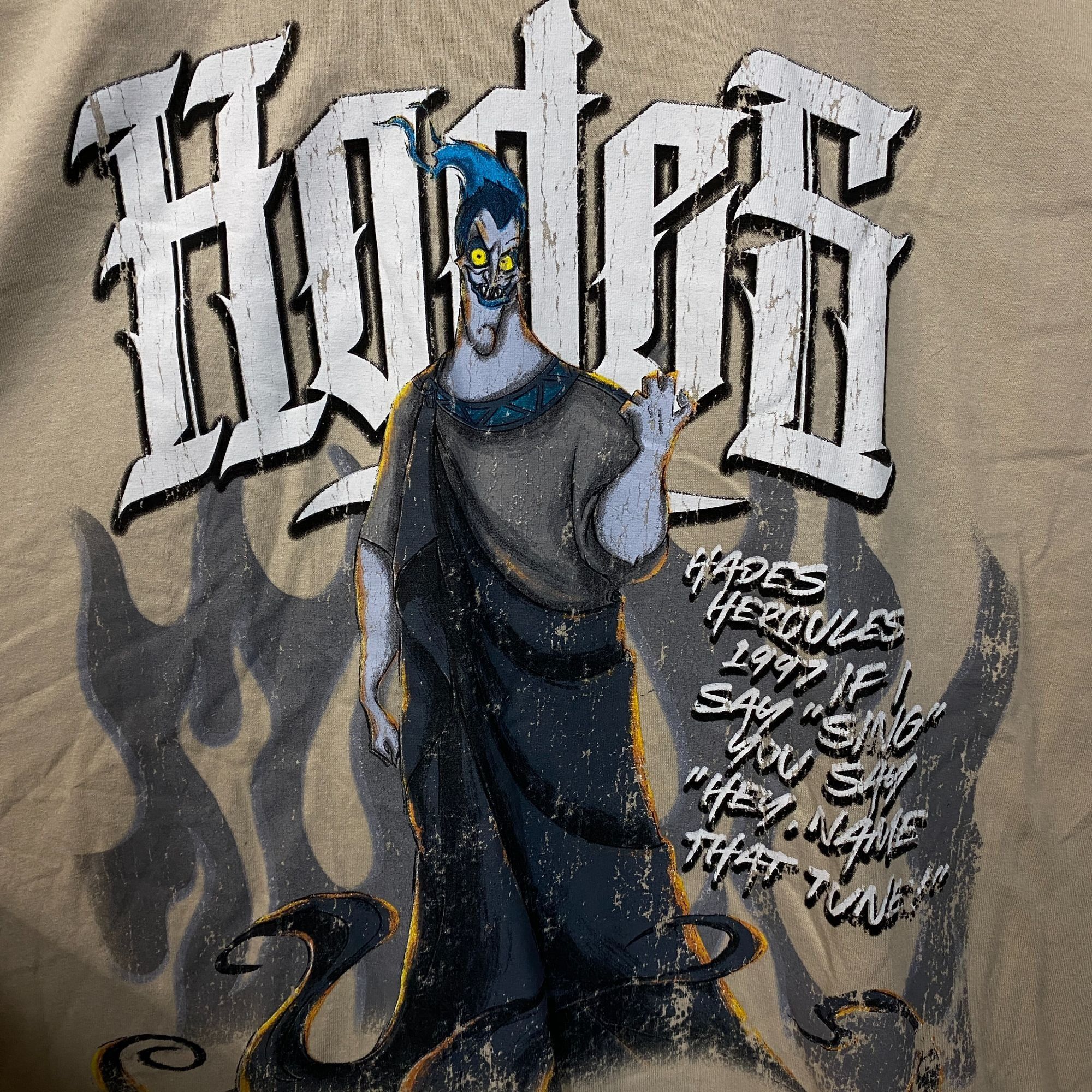 Disney Disney Hercules Hades "If I Say Sing" Oversized Graphic Tee Size US XXL / EU 58 / 5 - 2 Thumbnail