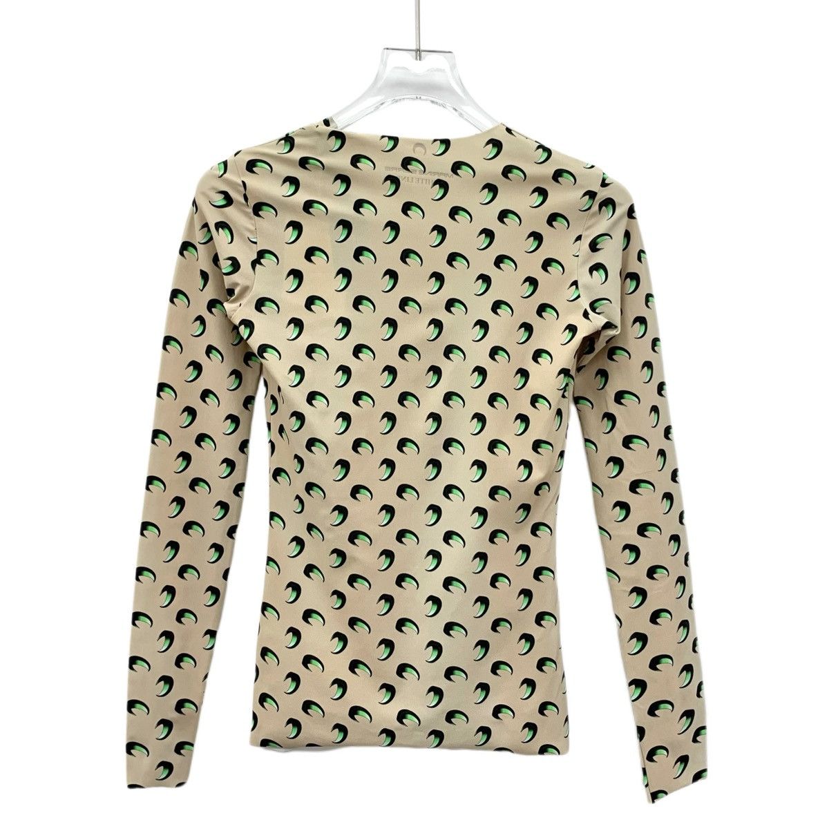 Marine Serre Marine Serre All-Over Moon Print Long Sleeve T-Shirt K26WX Size S / US 4 / IT 40 - 2 Thumbnail