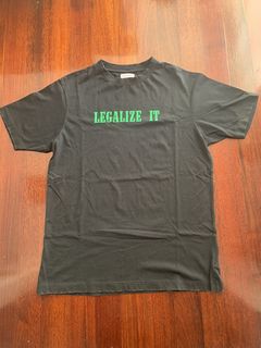 Palm Angels Moletom Legalize It com capuz - Amarelo 