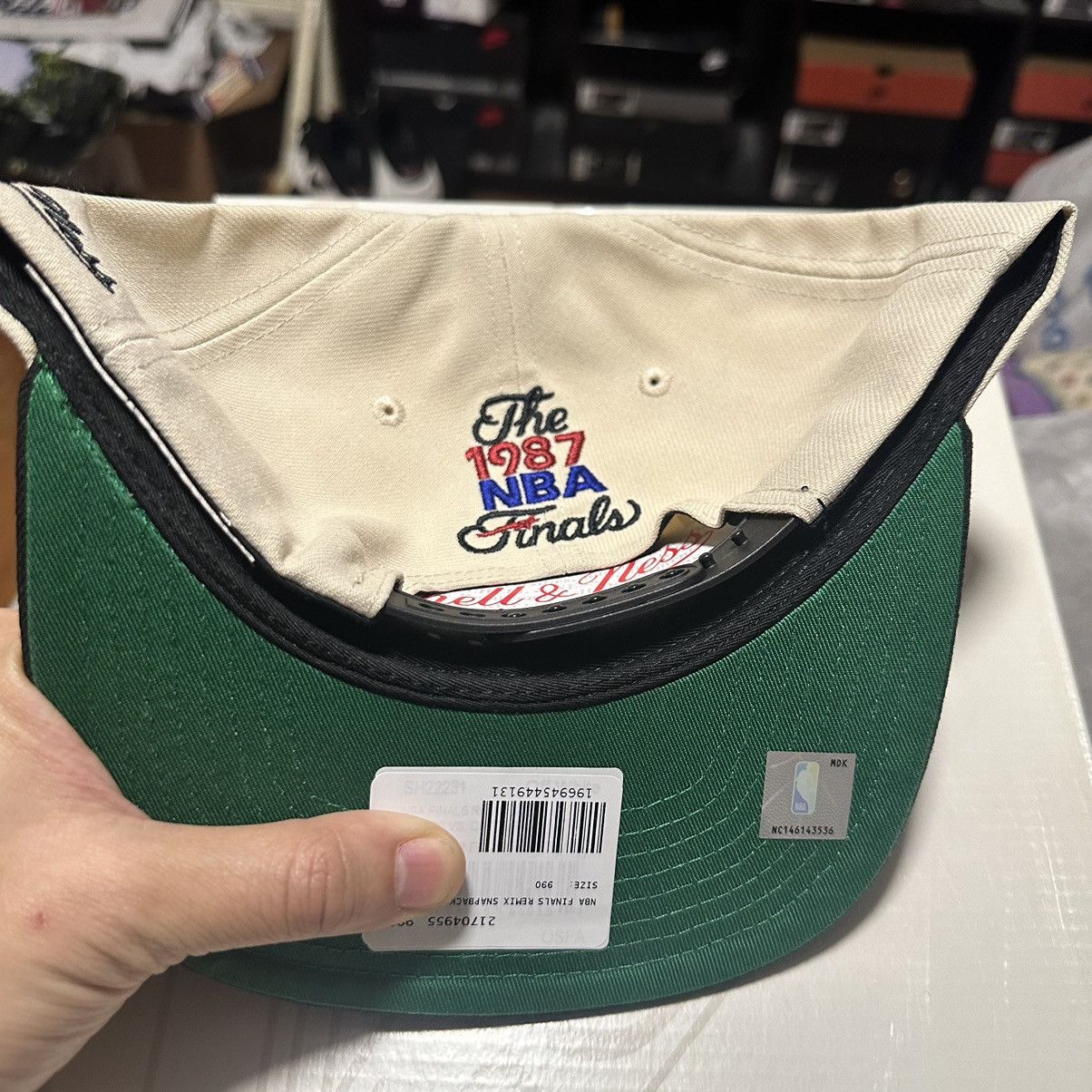 Mitchell & Ness NBA 1987 Finals Celtics & Lakers Remix Snapback HWC Size ONE SIZE - 4 Thumbnail