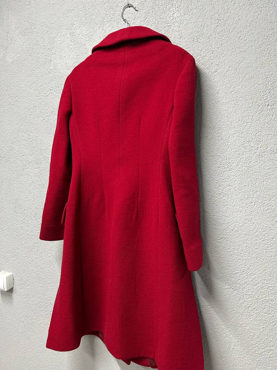 Prada Prada FW2009 Women’s Red Virgin Wool Coat Size M US 6 IT 42 Size M / US 6-8 / IT 42-44 - 10 Thumbnail