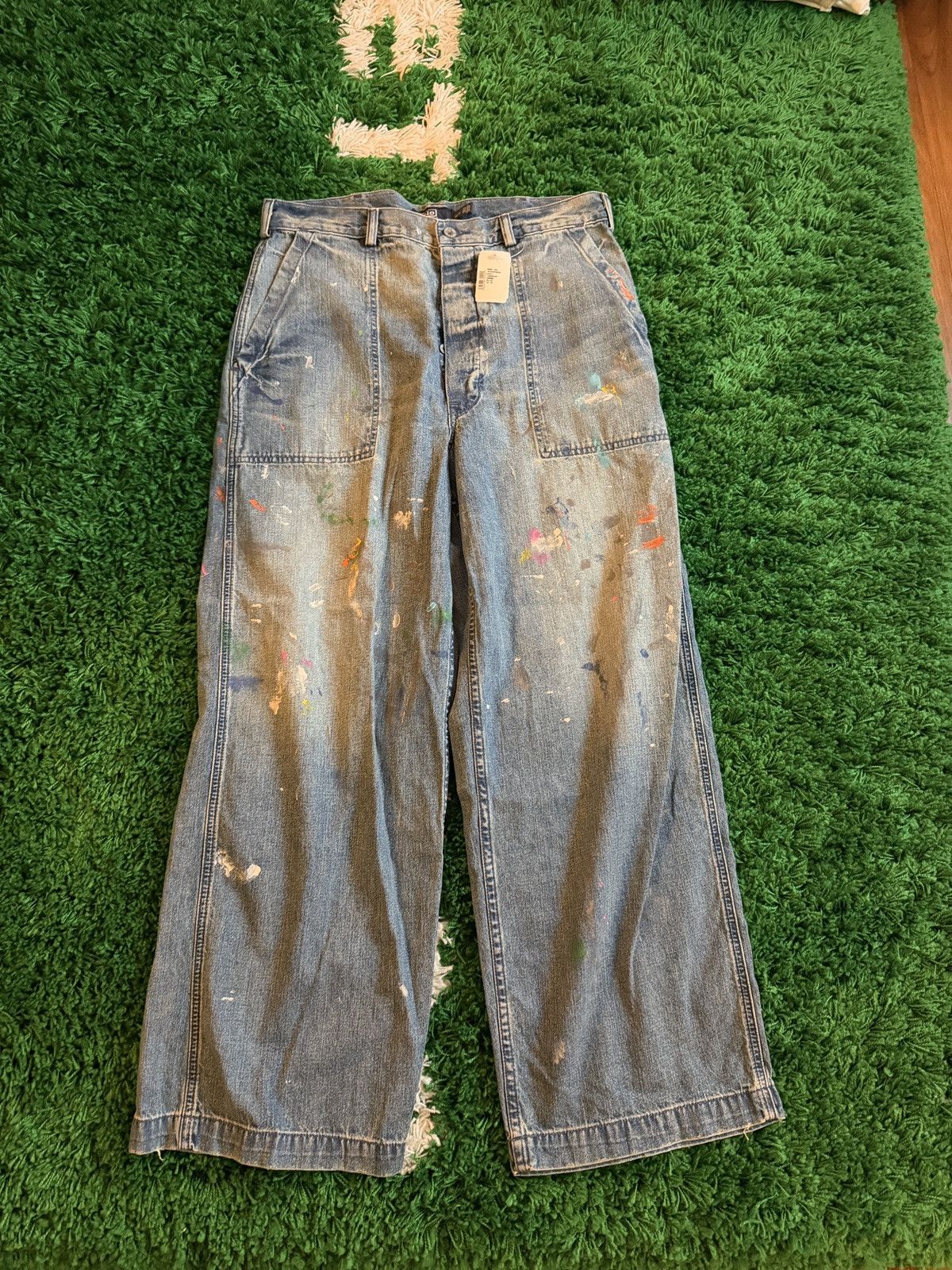 Polo Ralph Lauren Polo Ralph Lauren paint splatter denim jeans Size US 32 / EU 48 - 1 Thumbnail