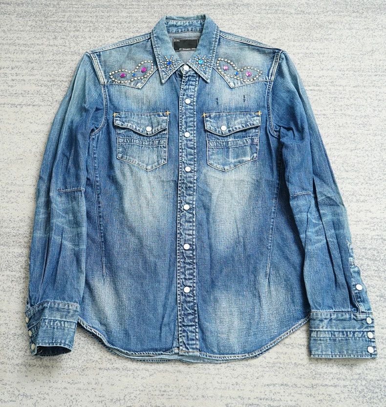 Number (N)ine Number (N)ineWashed gemstone shirt 2503-Nextarrow Size US M / EU 48-50 / 2 - 1 Thumbnail