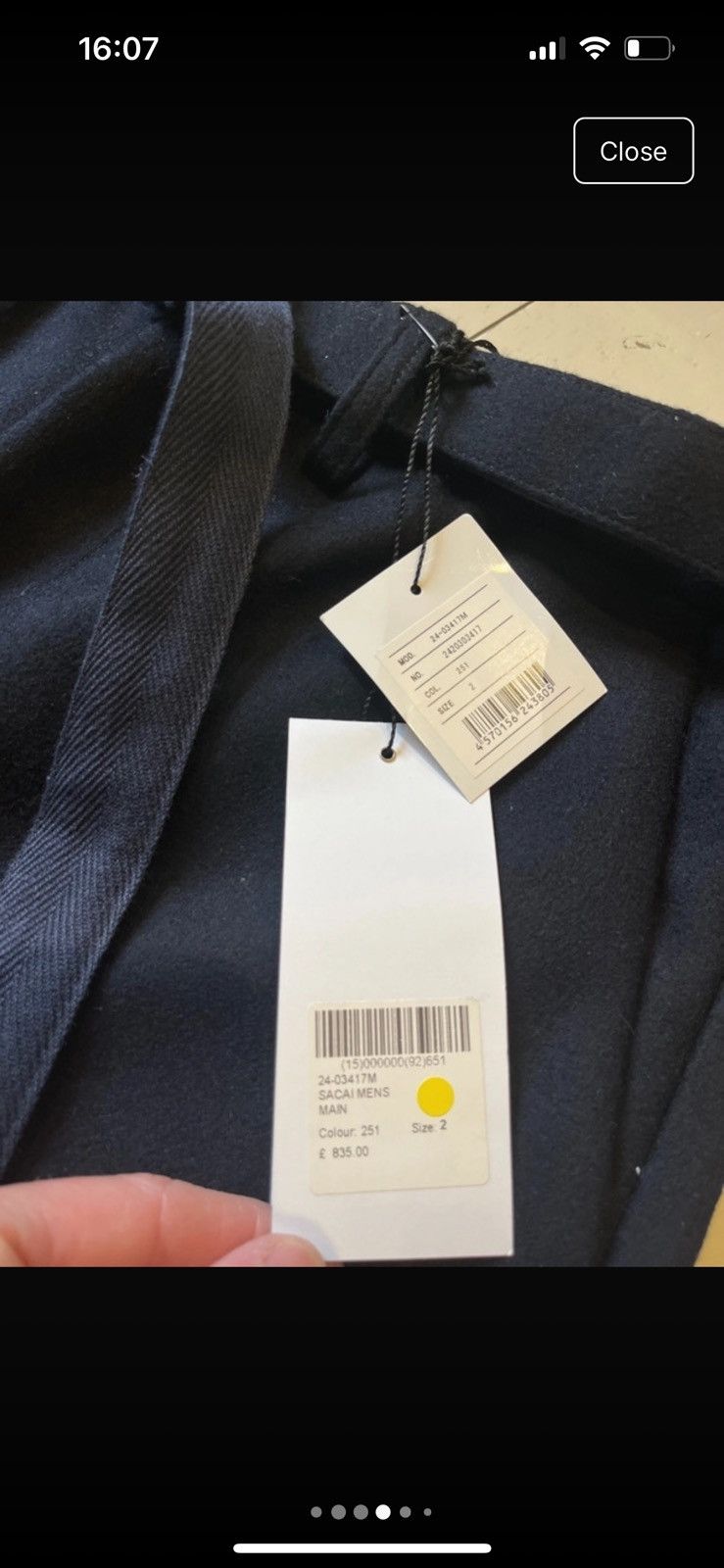 Sacai Sacai wide leg trousers Size US 32 / EU 48 - 5 Thumbnail