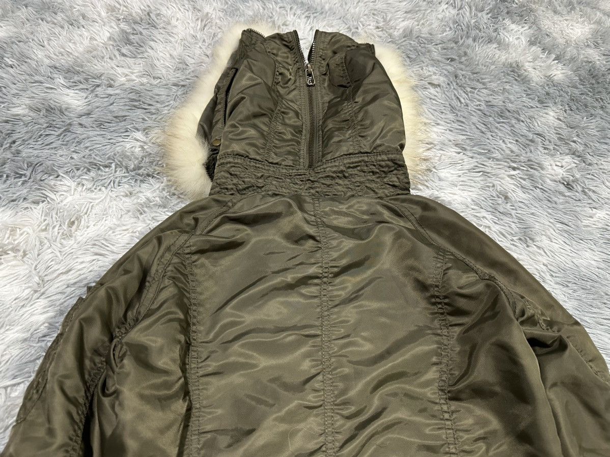 GOA 🔥Y2K Archived Goa Raccoon Fur Parka Jacket Split Hoodie Size US M / EU 48-50 / 2 - 21 Thumbnail