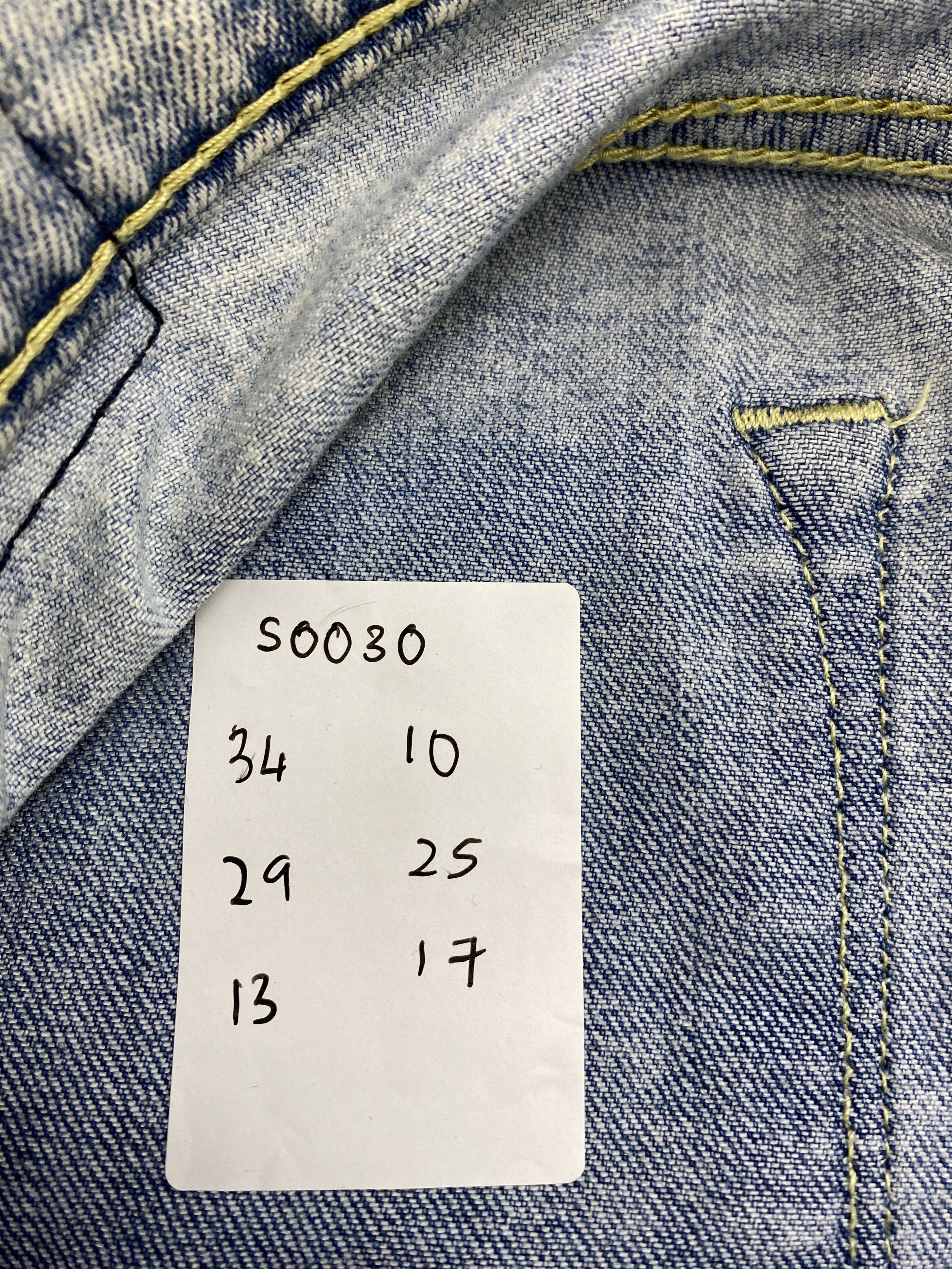 Levi's Vintage Levis 521 Denizen Light Wash Jeans S0030 Size US 34 / EU 50 - 18 Thumbnail
