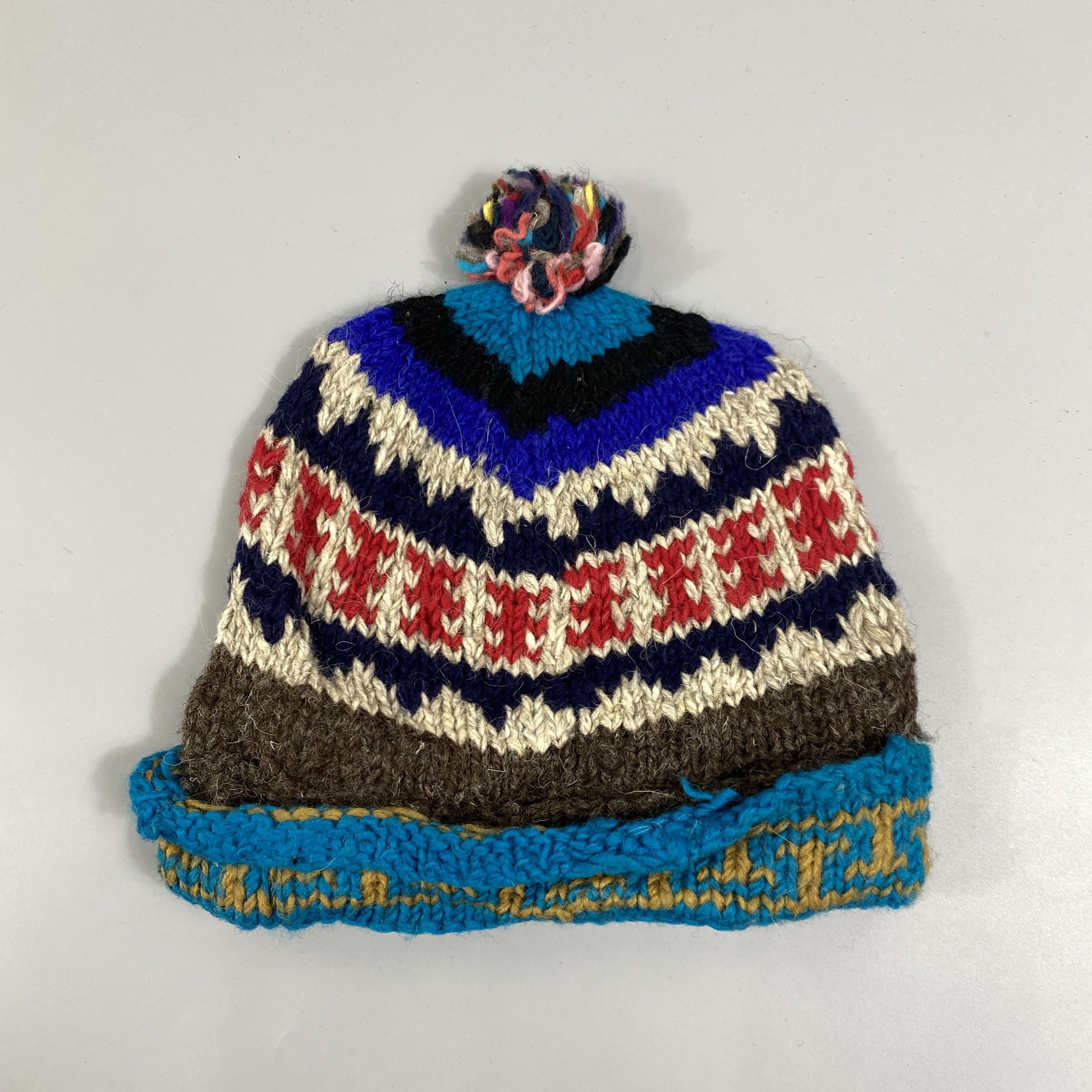 Japanese Brand Multicolor Pattern Snow Cap Beanie Hat -BN1162 Size ONE SIZE - 7 Thumbnail