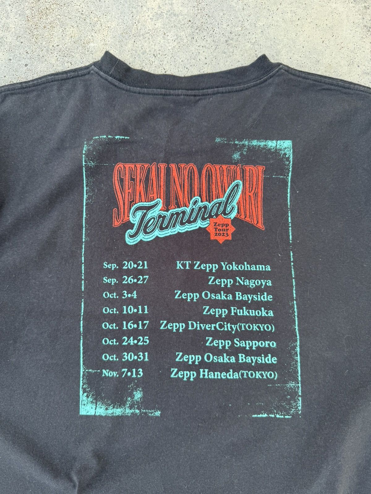 Band Tees Sekai No Owari Terminal Zepp Tour Japanese Band T shirt Size US L / EU 52-54 / 3 - 5 Thumbnail