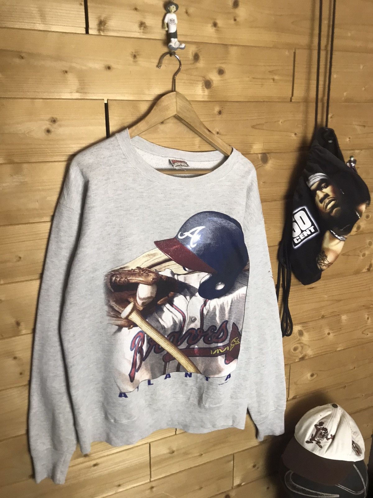 MLB 1997 Vintage Nutmeg MLB Atlanta Braves sweatshirt Size US M / EU 48-50 / 2 - 3 Thumbnail