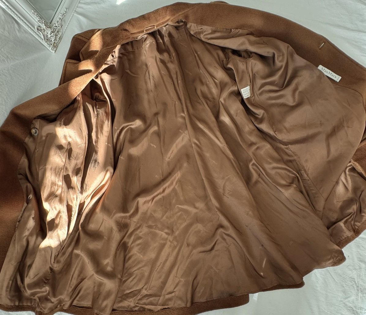 Max Mara Max Mara Brown Vintage Wool Coat Classic 40 L 8 Size L / US 10 / IT 46 - 15 Thumbnail