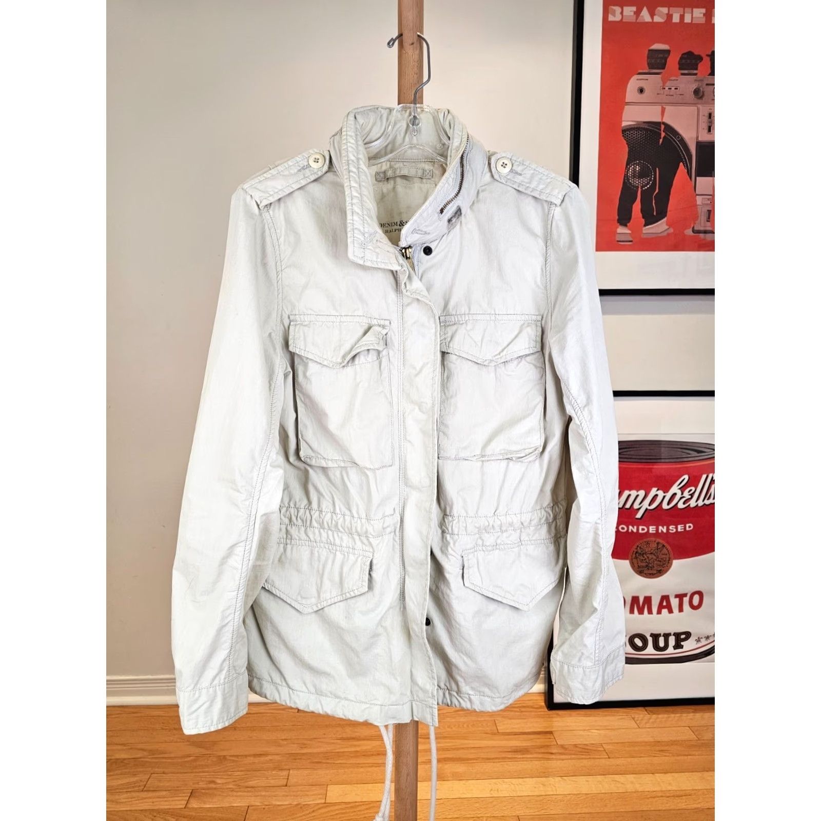 Ralph Lauren DENIM & SUPPLY RALPH LAUREN POLO BEIGE COTTON M-1965 MILITARY JACKET SZ S Mens Jacket Beige Cotton 16 INCH 19 INCH 25 INCH 27 INCH Size US S / EU 44-46 / 1 - 2 Thumbnail