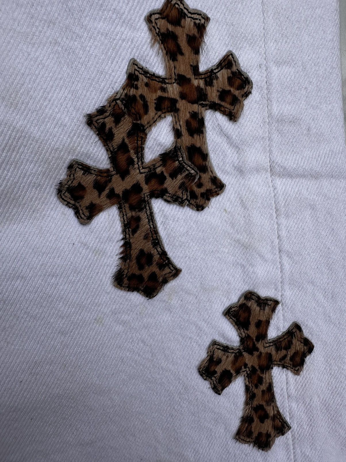 Chrome Hearts Chrome Hearts Leopard Patch Levi 501 Size US 31 - 3 Thumbnail
