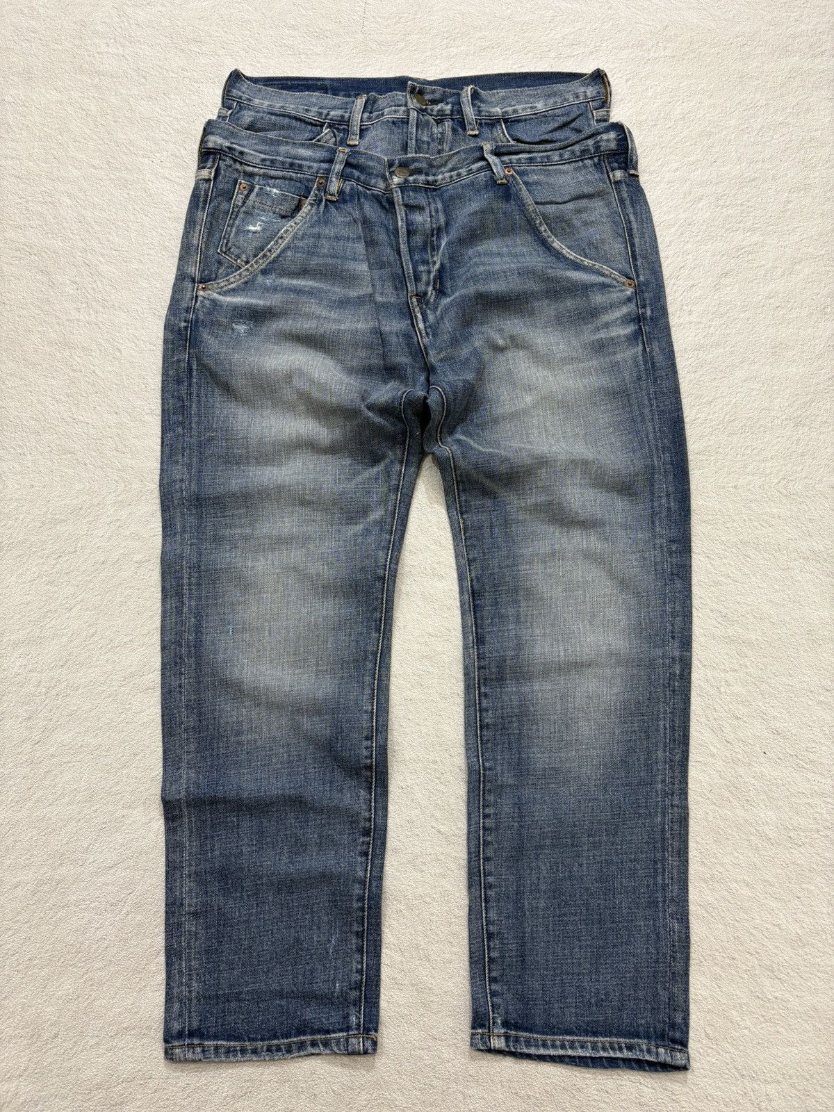 Hysteric Glamour 2000s RNA japan wash denim double Wasit y2k style Size US 32 / EU 48 - 1 Thumbnail