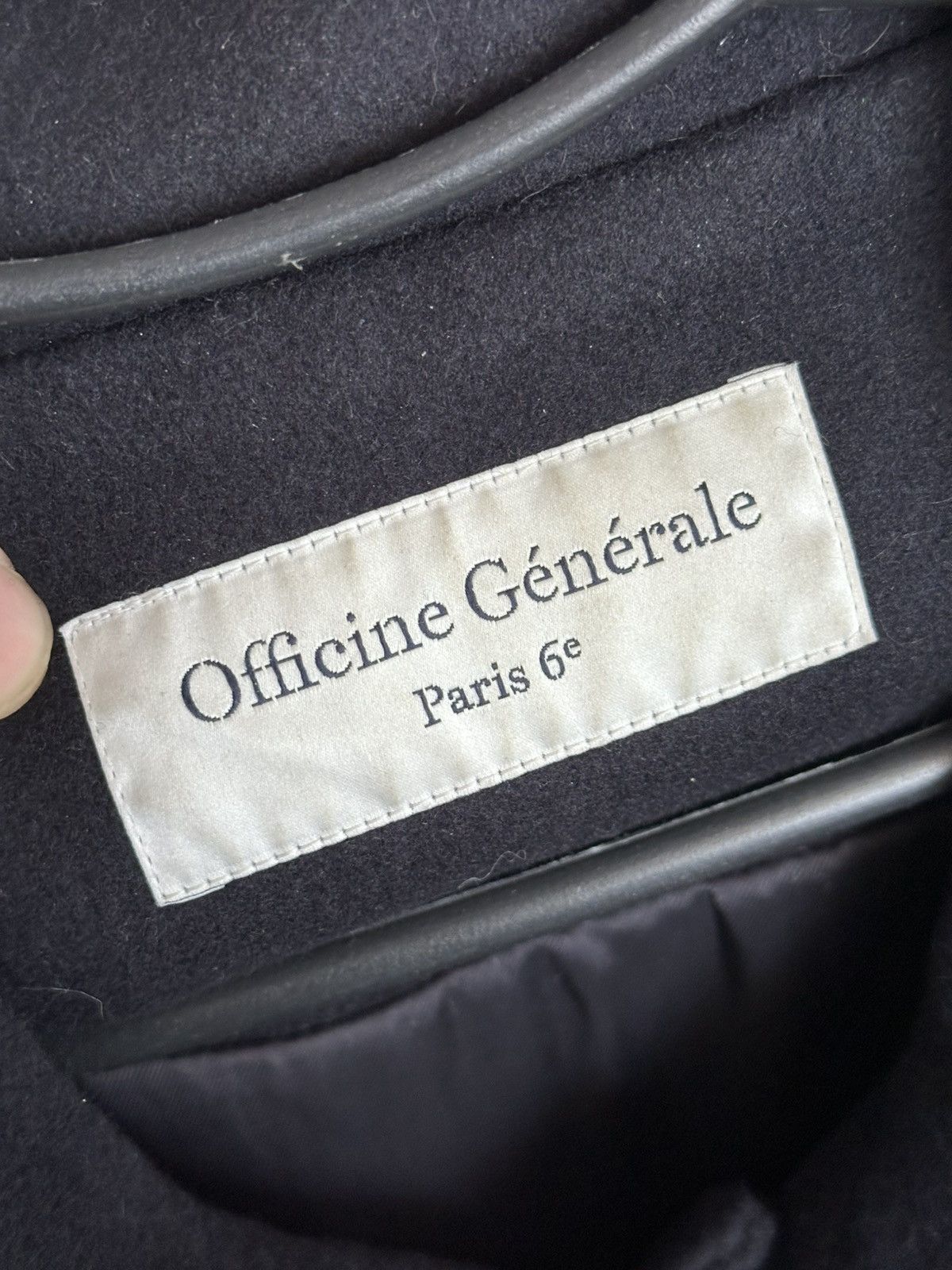 Officine Generale Officine Generale Navy Wool Vasco Jacket Size US L / EU 52-54 / 3 - 10 Thumbnail