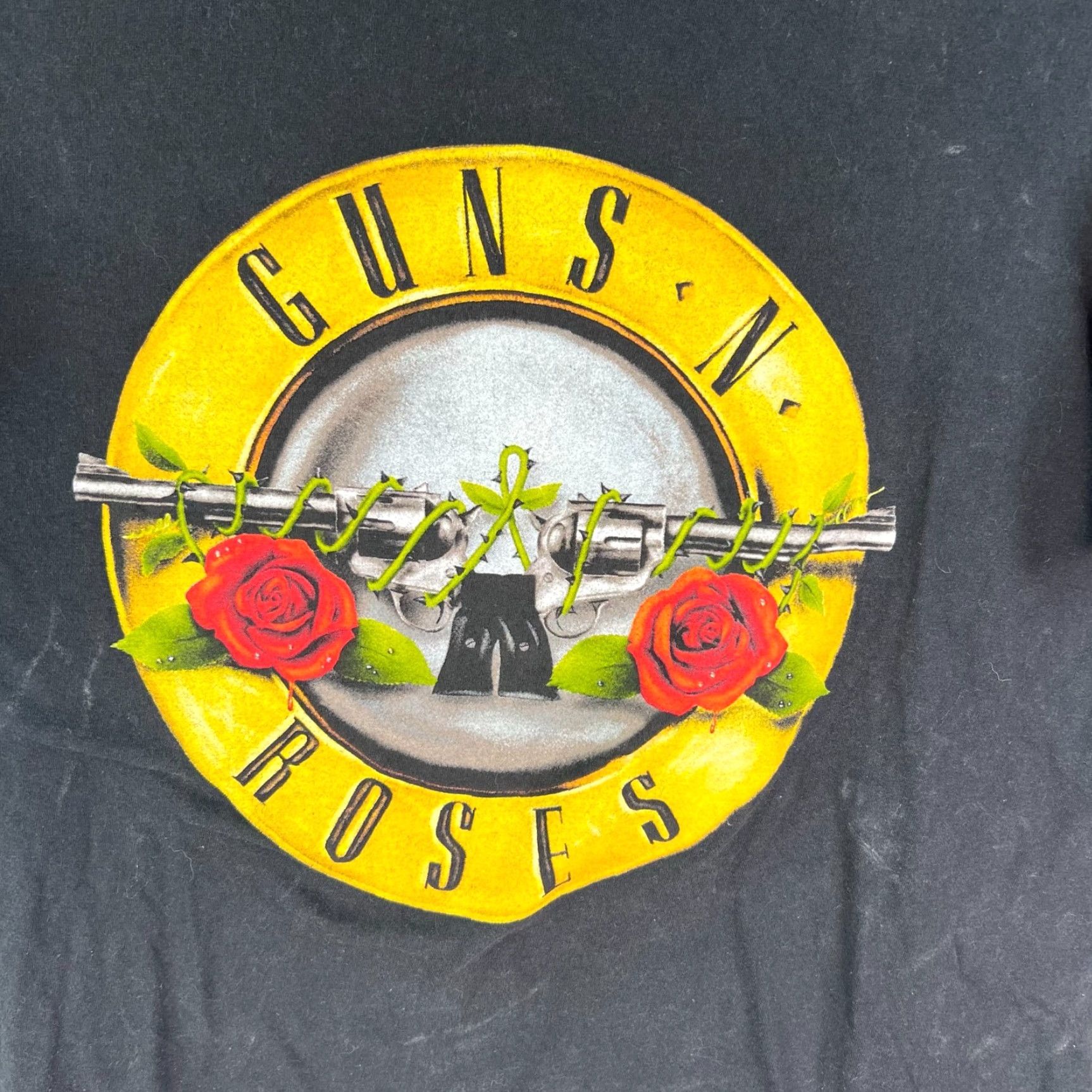Vintage Guns N' Roses Graphic T-Shirt Men’s Adult Medium Black Distressed Rock Band Size US M / EU 48-50 / 2 - 2 Thumbnail
