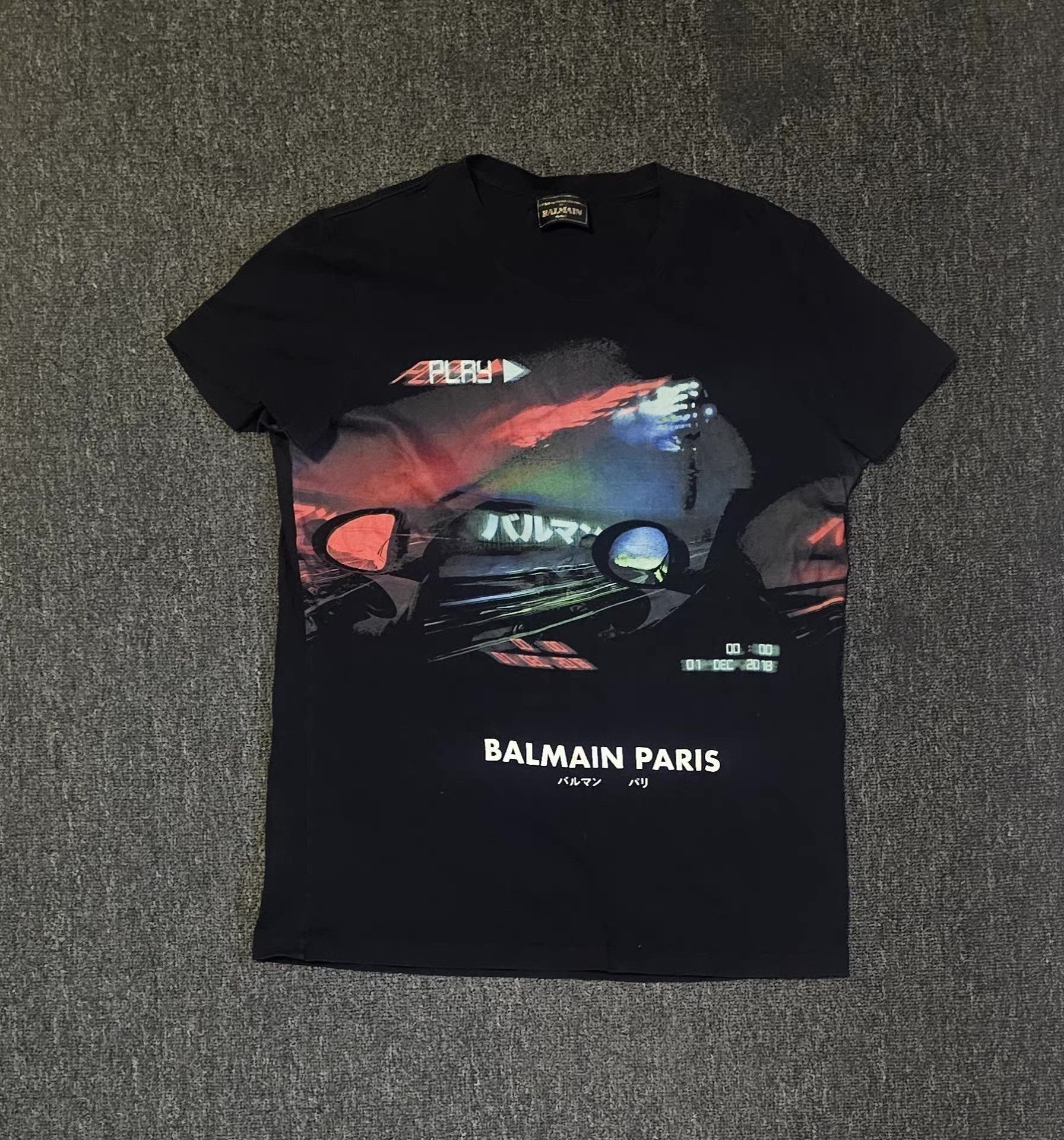 Balmain Balmain Short Sleeve T-Shirt, Q4 Size US S / EU 44-46 / 1 - 1 Thumbnail