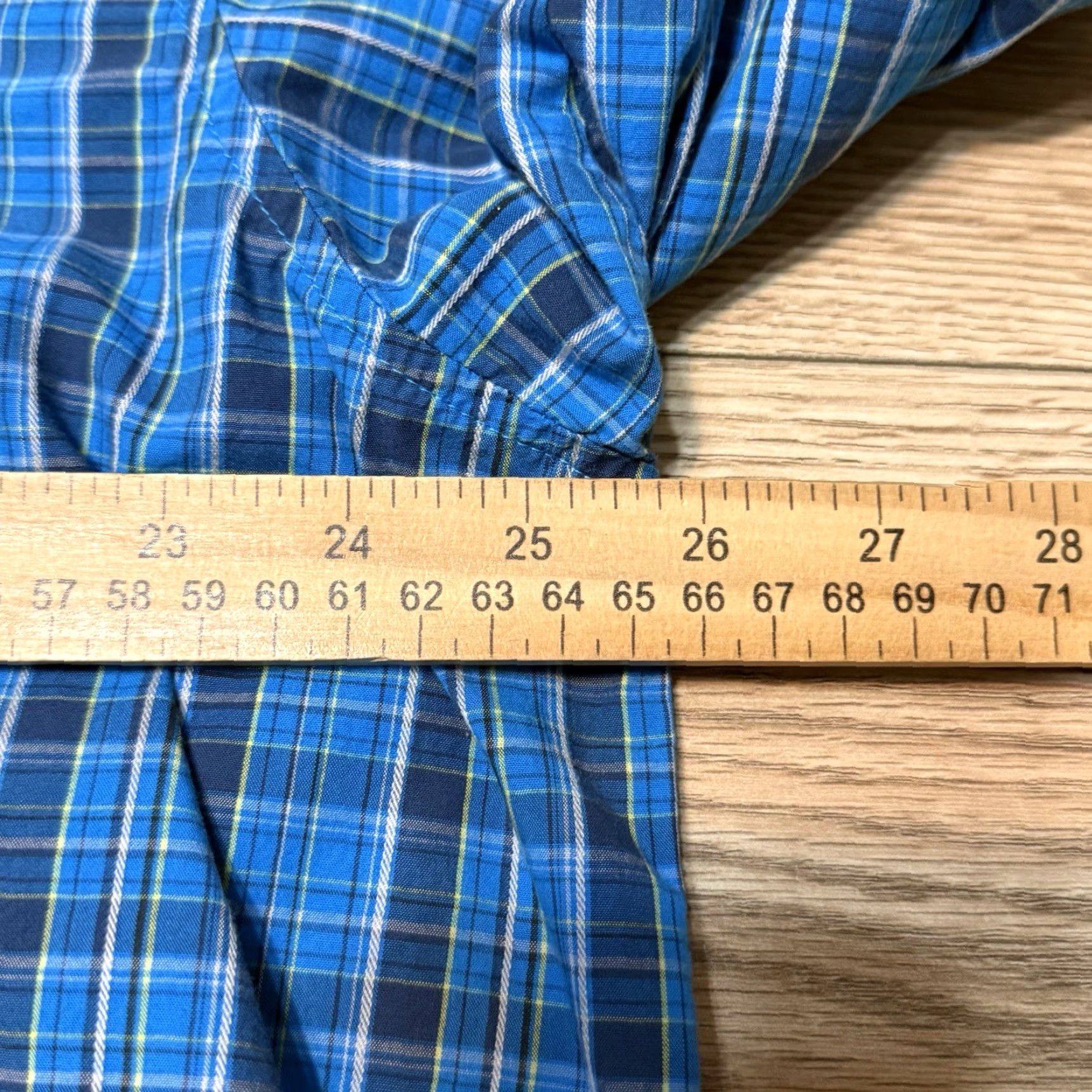 Vintage VINTAGE Columbia Men's Shirt Button-Up Long Sleeve 2XL Blue Plaid Mens Size US XXL / EU 58 / 5 - 7 Thumbnail