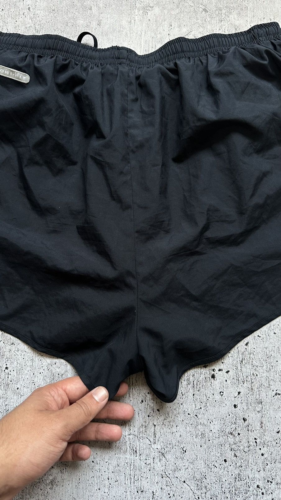 Nike × Vintage 90s Nike Dri Fit Vintage Nylon Running Shorts Size US 36 / EU 52 - 13 Thumbnail