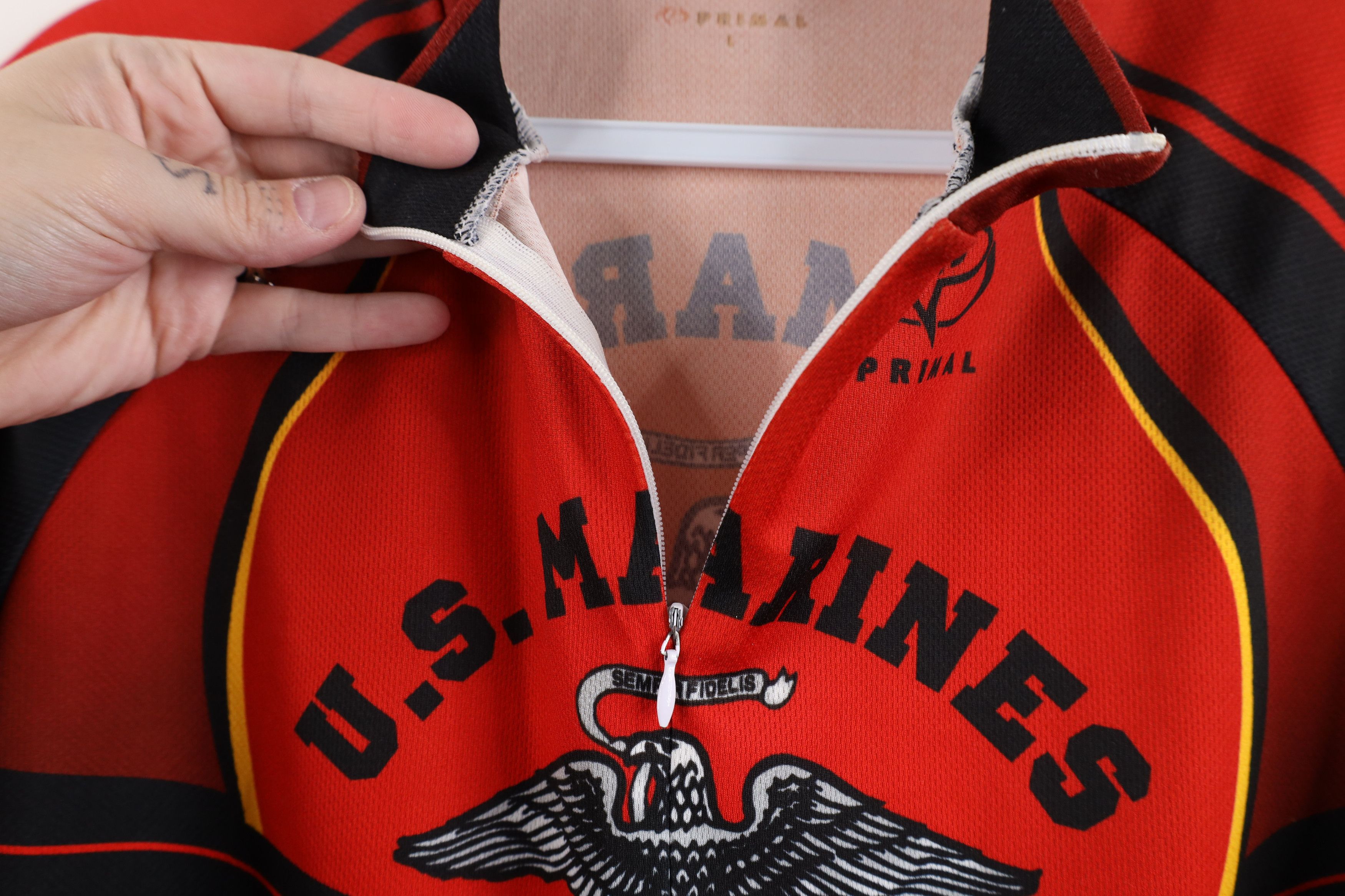 Vintage Vintage Primal All Over Print Marines Bicycle Cycling Jersey Size US L / EU 52-54 / 3 - 9 Thumbnail