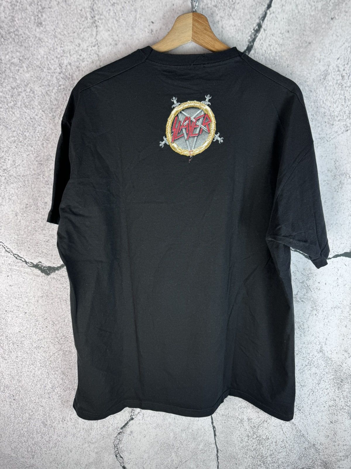 Band Tees Slayer 00s 2003 Metal Band T Shirt Size US L / EU 52-54 / 3 - 2 Thumbnail