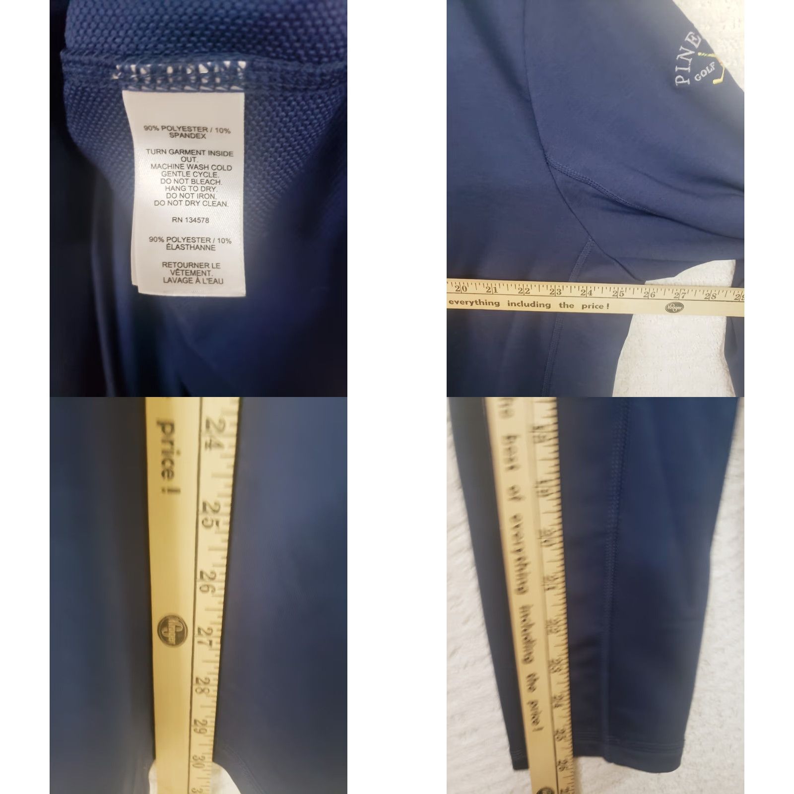 Vineyard Vines Vineyard Vines Jim Nantz 1/4 Zip Performance Blue Pullover Men XL Shirt Long Sleeve Stretch Golf Casual Size US XL / EU 56 / 4 - 10 Thumbnail