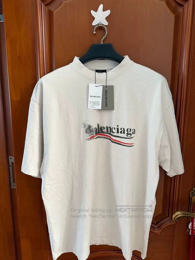 Balenciaga Balenciaga Blurred Coke Print Tee. Size US XL / EU 56 / 4 - 1 Thumbnail