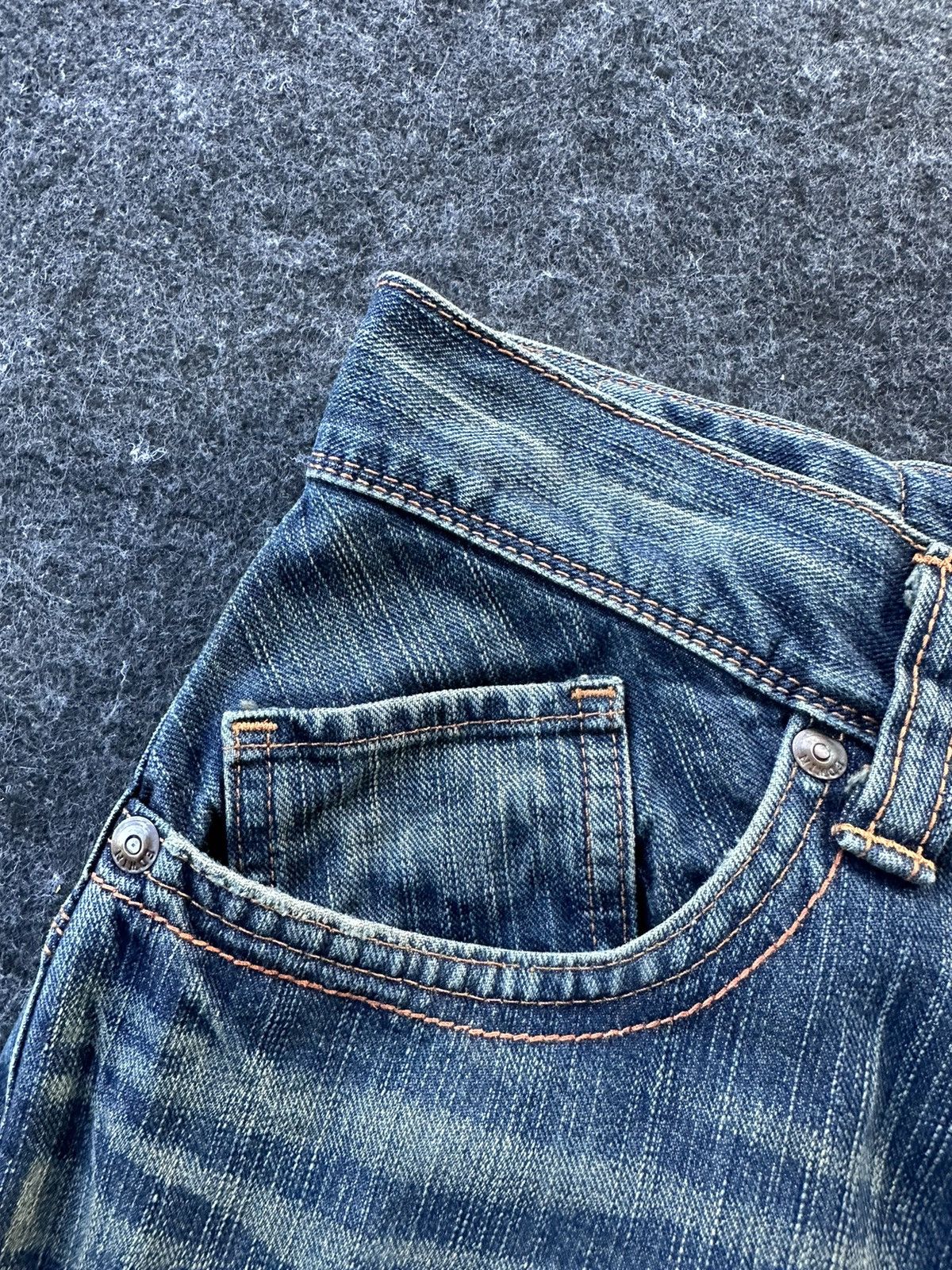 Edwin Vintage Mudwash Edwin Exclusive Flare Denim 30x33 D343 Size US 30 / EU 46 - 14 Thumbnail