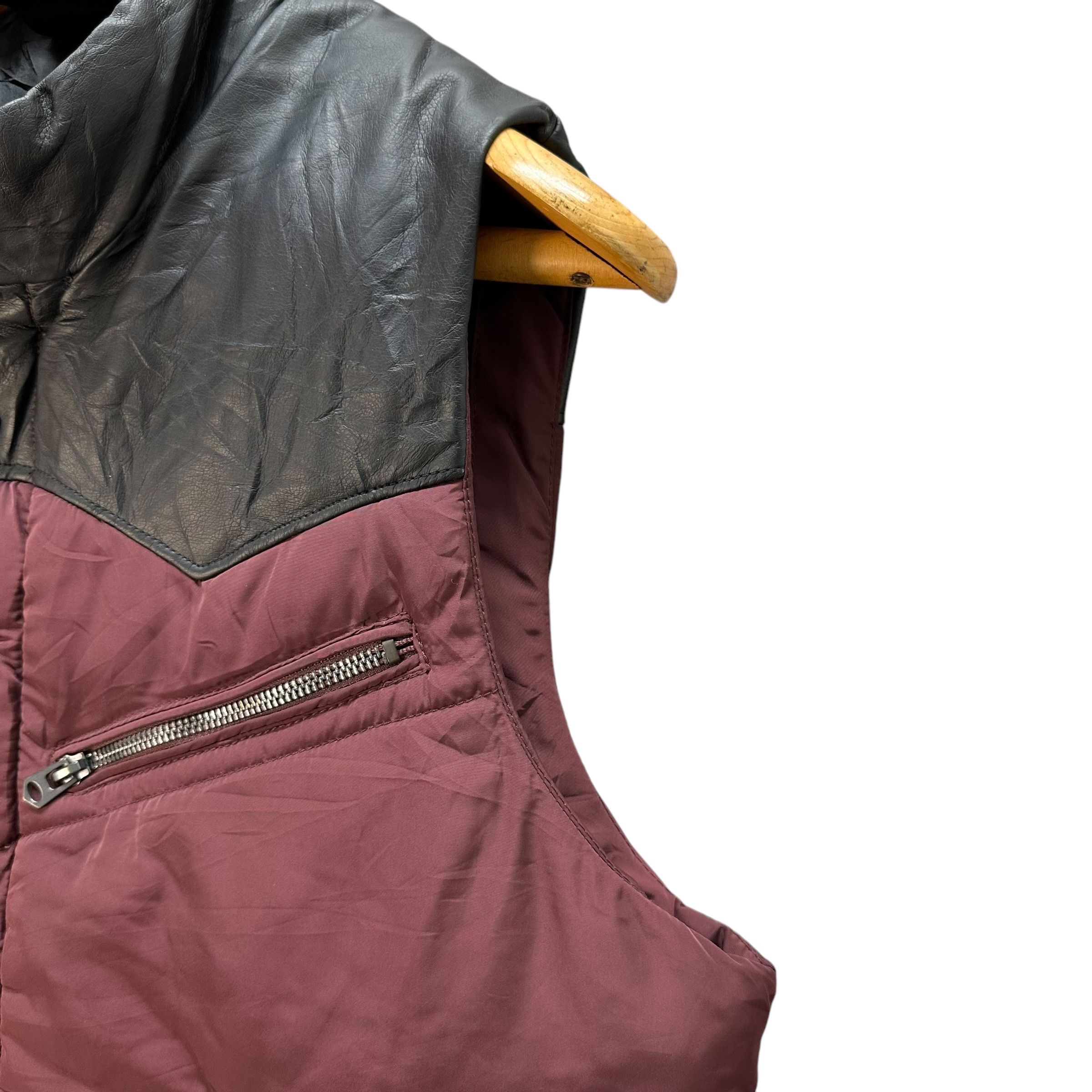 Dickies Vintage DICKIES Texas Maroon Puffer Vest #A78-1903 Size US M / EU 48-50 / 2 - 8 Thumbnail