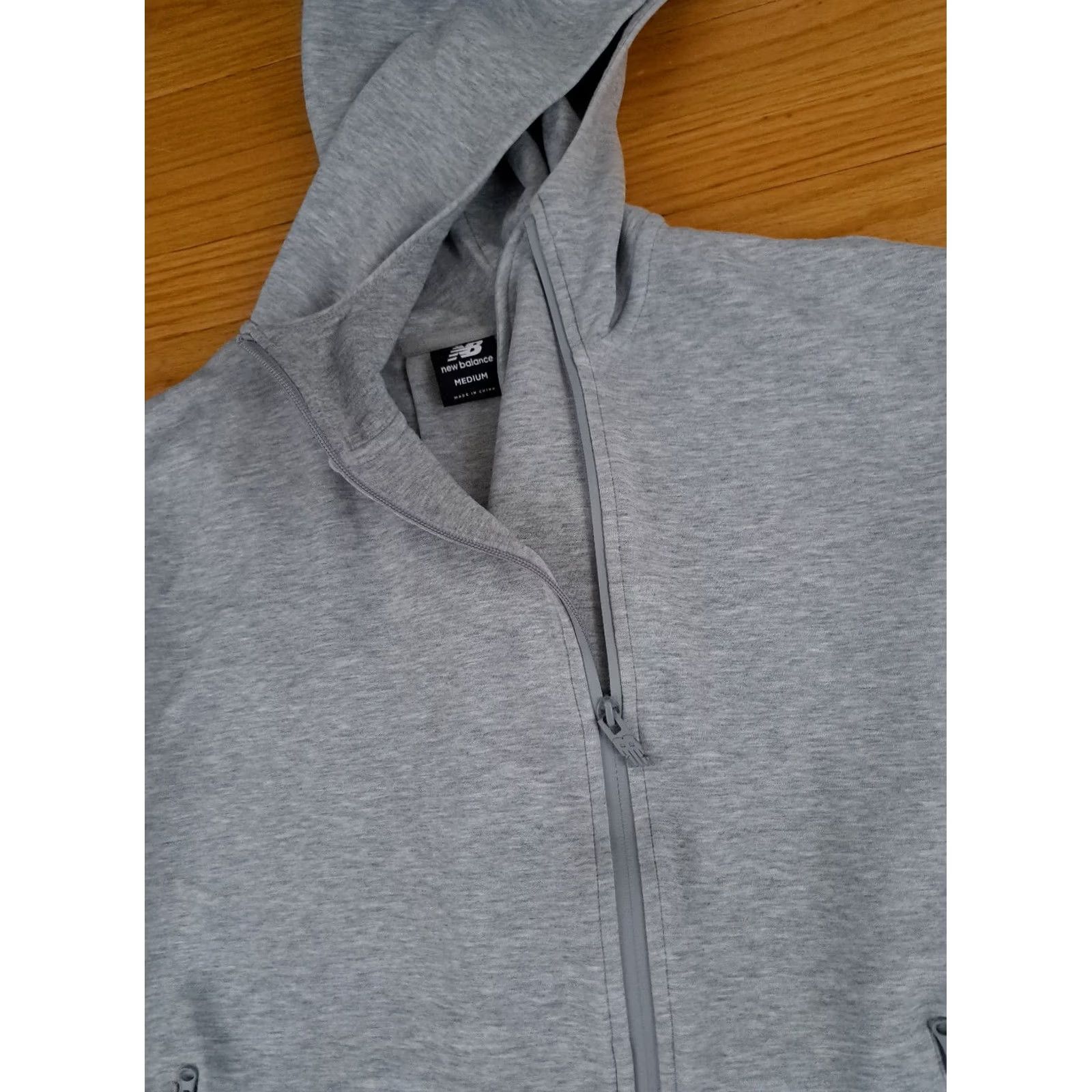 New Balance New Balance Woman Full Zip Sweatshirt M Gray Pockets Sports Outdoor Size M / US 6-8 / IT 42-44 - 3 Thumbnail
