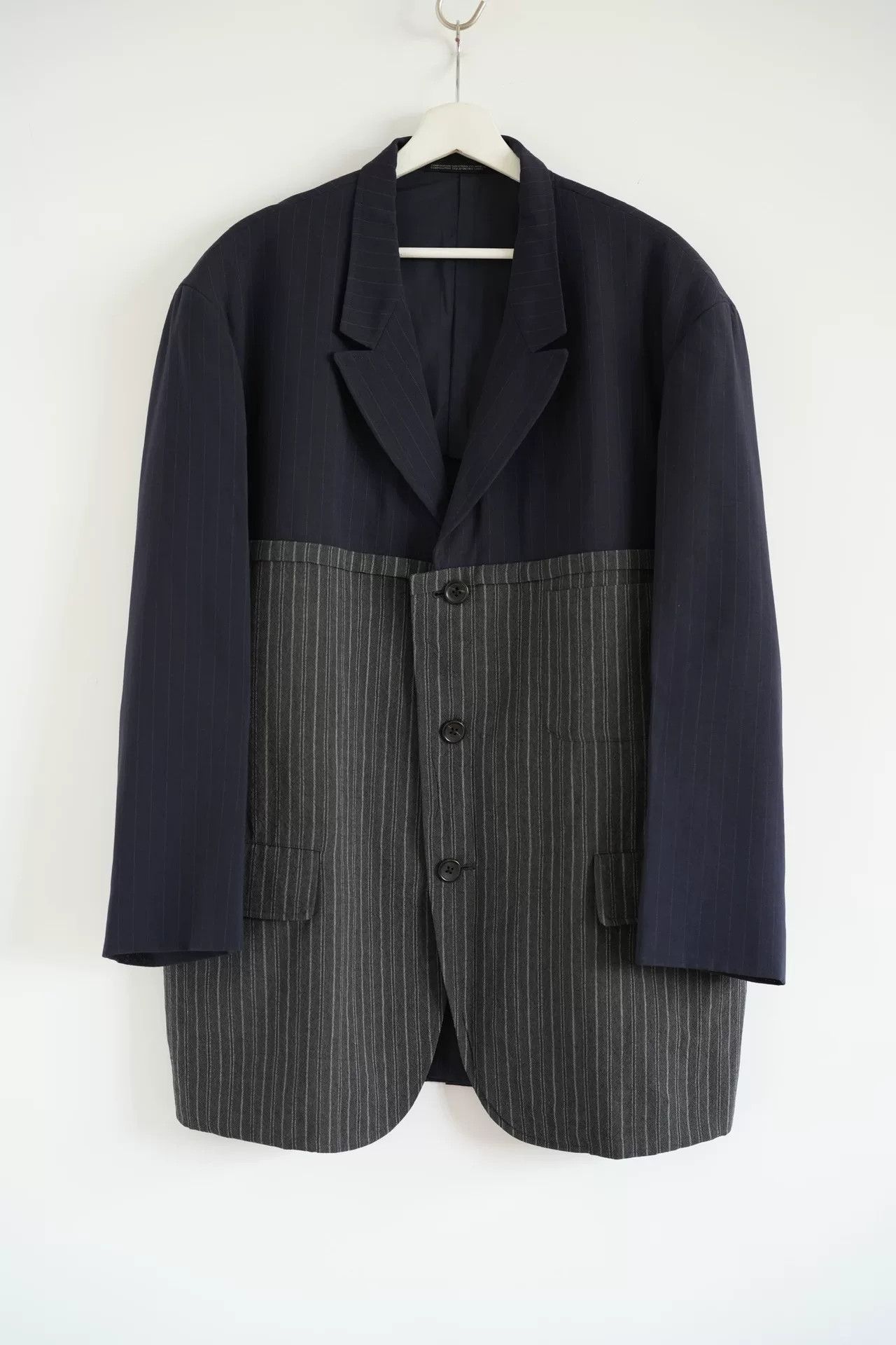 Yohji Yamamoto yohji yamamoto striped wool suit jacket Size US M / EU 48-50 / 2 - 1 Thumbnail